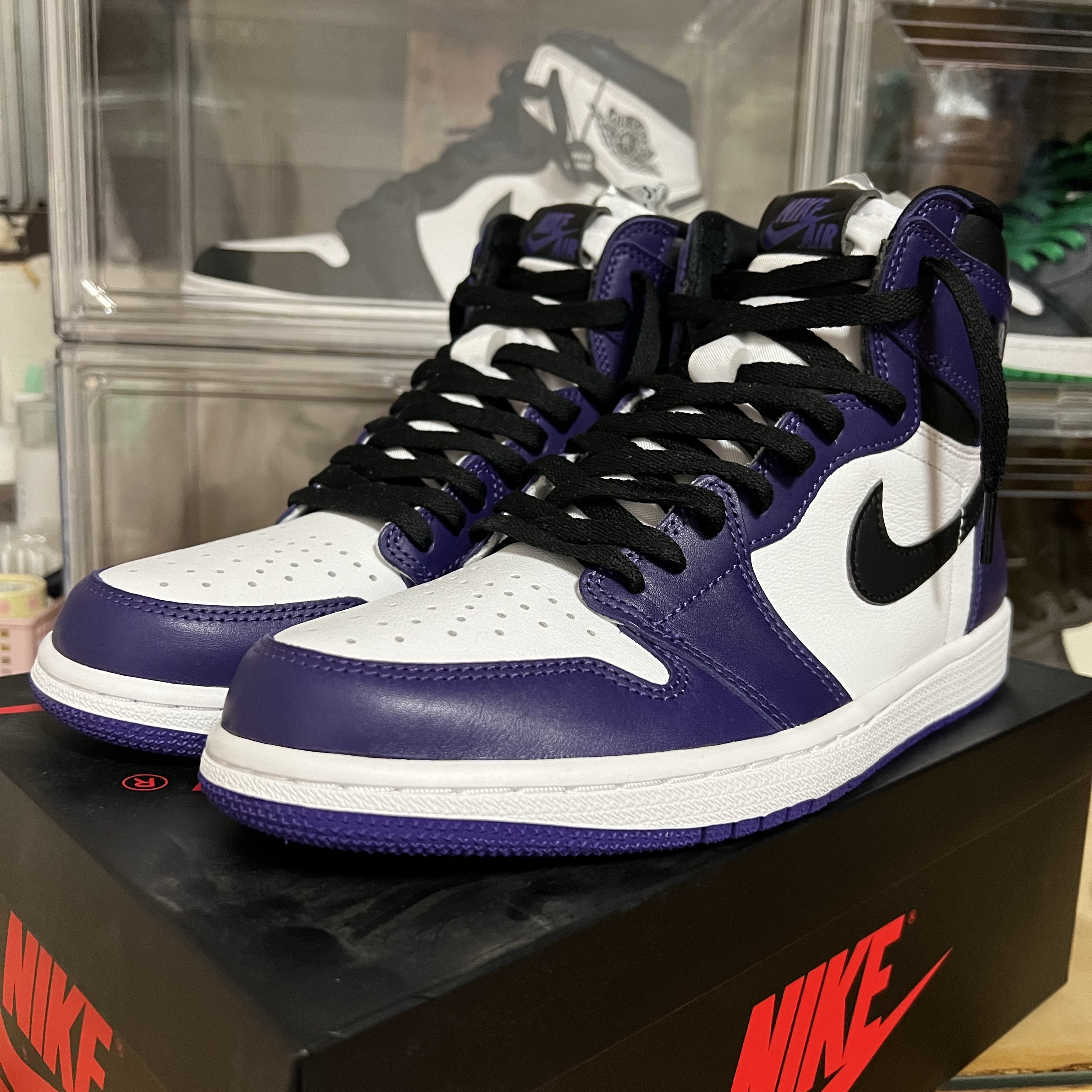Jordan 1 Retro High OG Court Purple 2020 착용 스타일 - 2