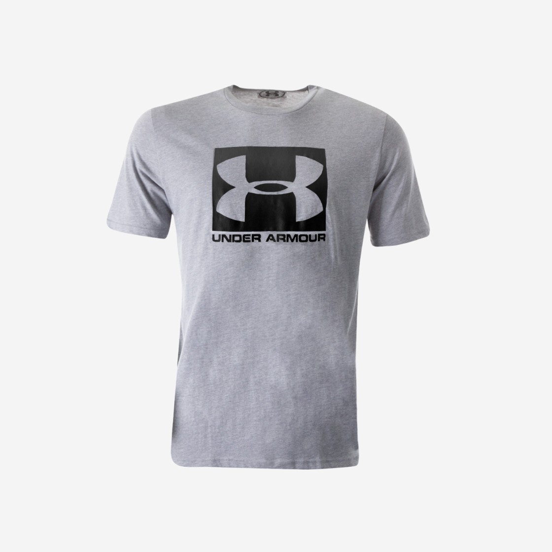 Under Armour Boxed Sportstyle Short Sleeve T-Shirt Steel Light Heather Graphite 상세 이미지 1