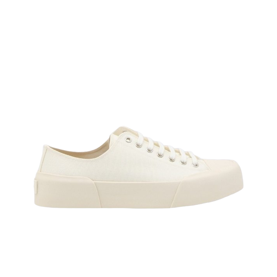 J33WS0001-P5242-102 Jil Sander Canvas Sneakers Porcelain