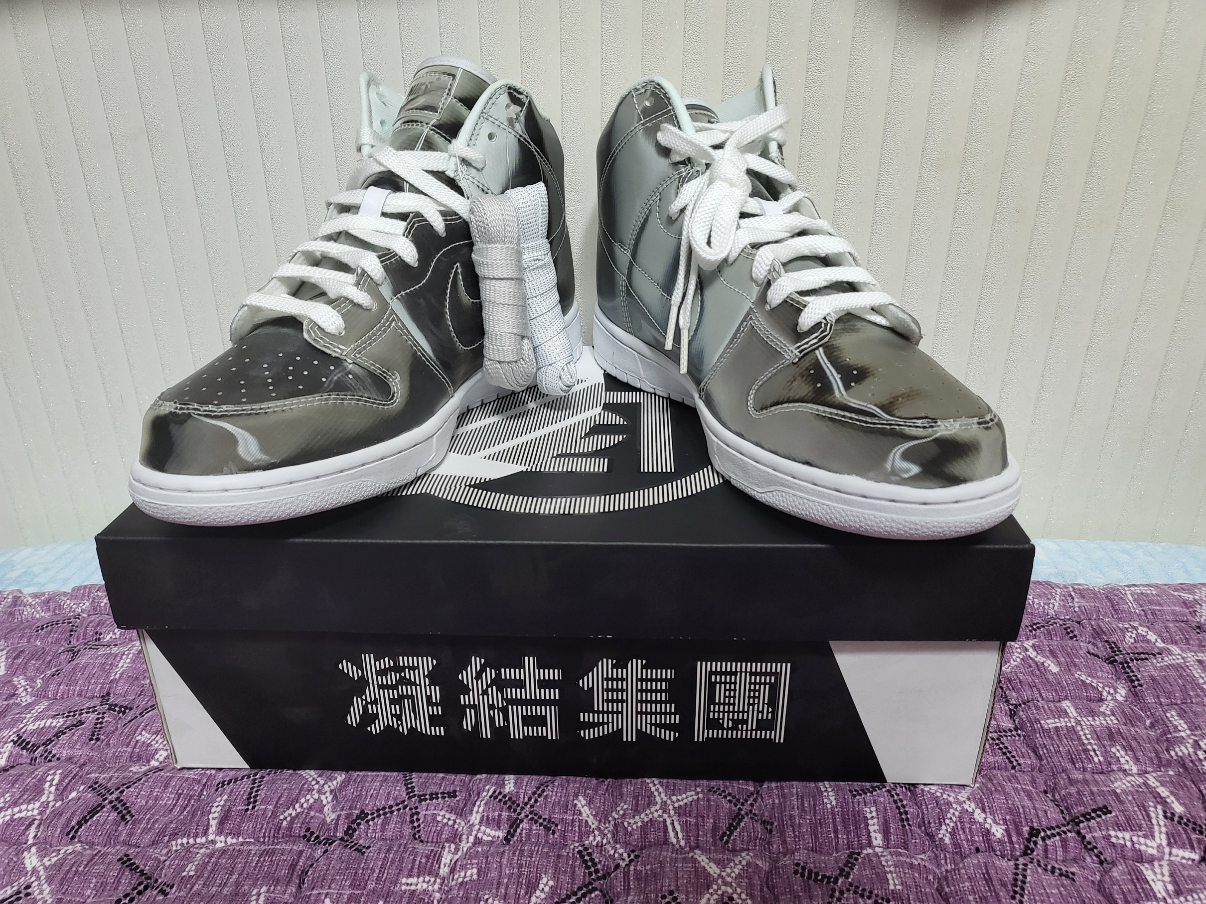 Nike x Clot Dunk High Flux 착용 스타일