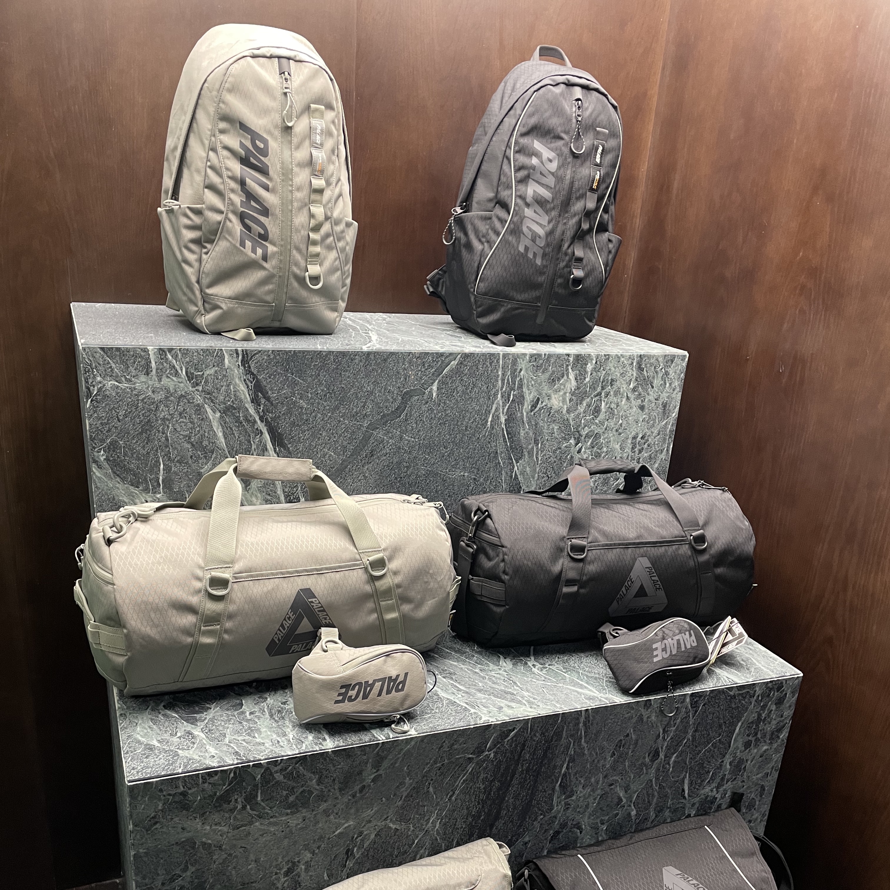 Palace Cordura Y-Rip Backpack Black - 24SS, Palace Cordura Y-Rip Backpack Olive - 24SS 착용 스타일