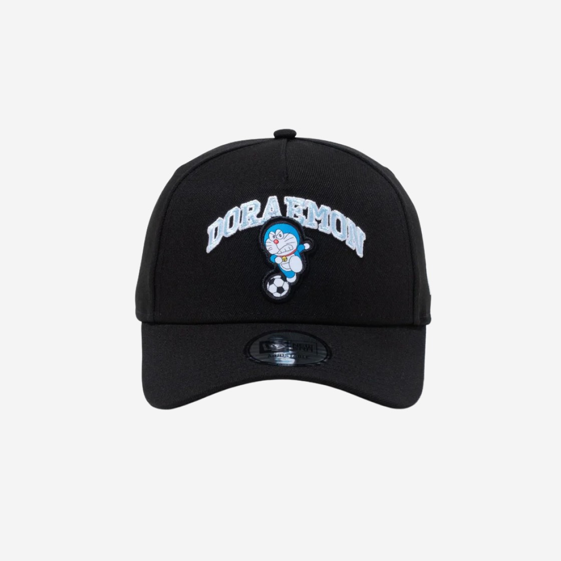 New Era x Doraemon 9Forty Cap A Frame Doraemon Soccer Black 상세 이미지 1