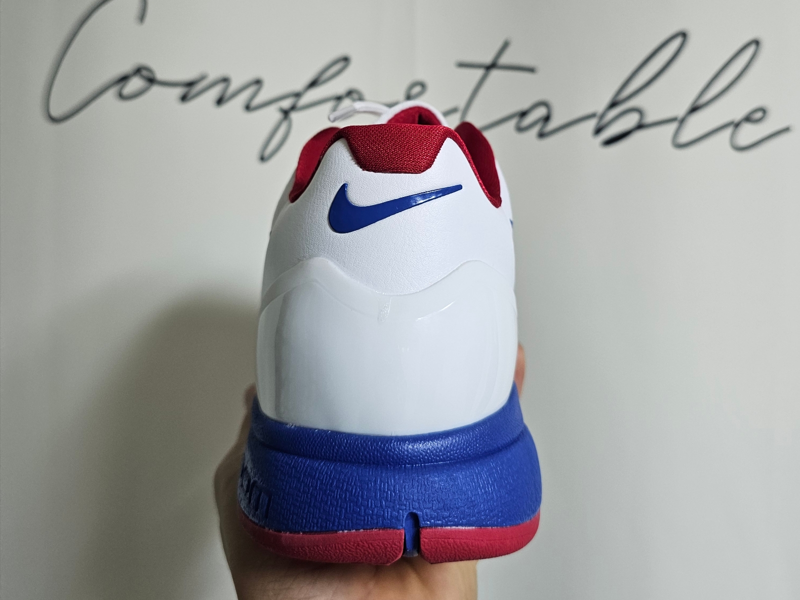 Nike Air Zoom Hyperattack White Blue Red 착용 스타일 - 3