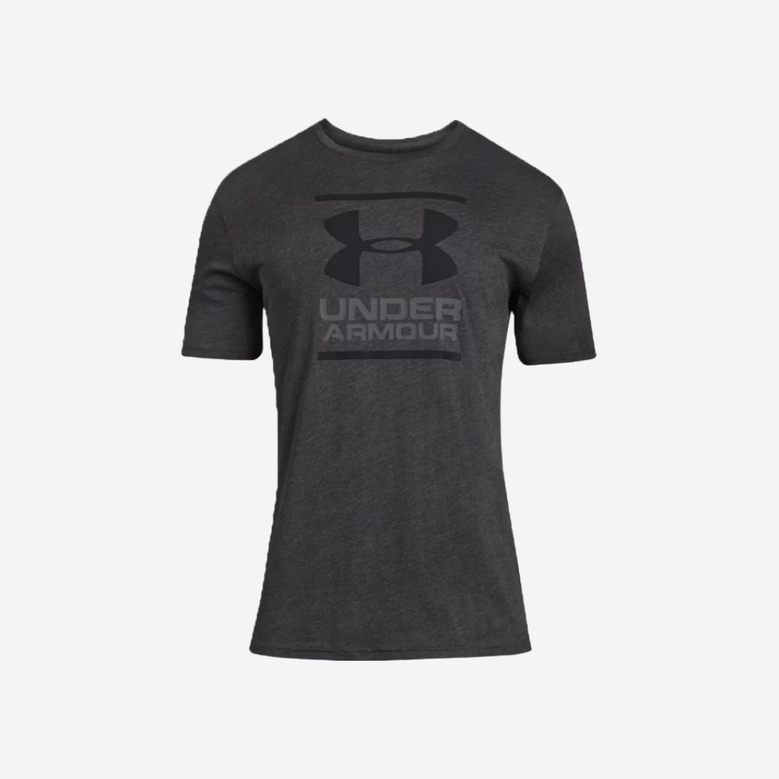 Under Armour GL Foundation Short Sleeve T-Shirt Charcoal Medium Heather Graphite Black 상세 이미지 1