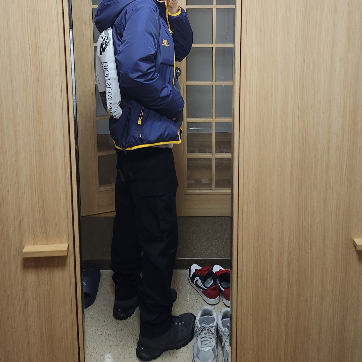 Carhartt WIP Columbia Ripstop Regular Cargo Pant Black 착용 스타일