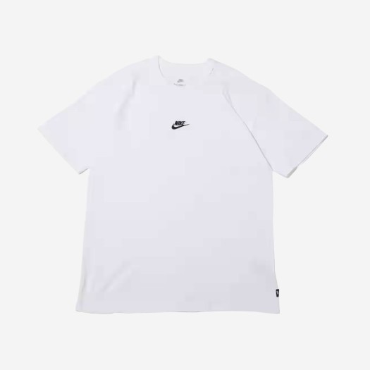 나이키 NSW 프리미엄 에센셜 티셔츠 화이트 블랙 - 아시아