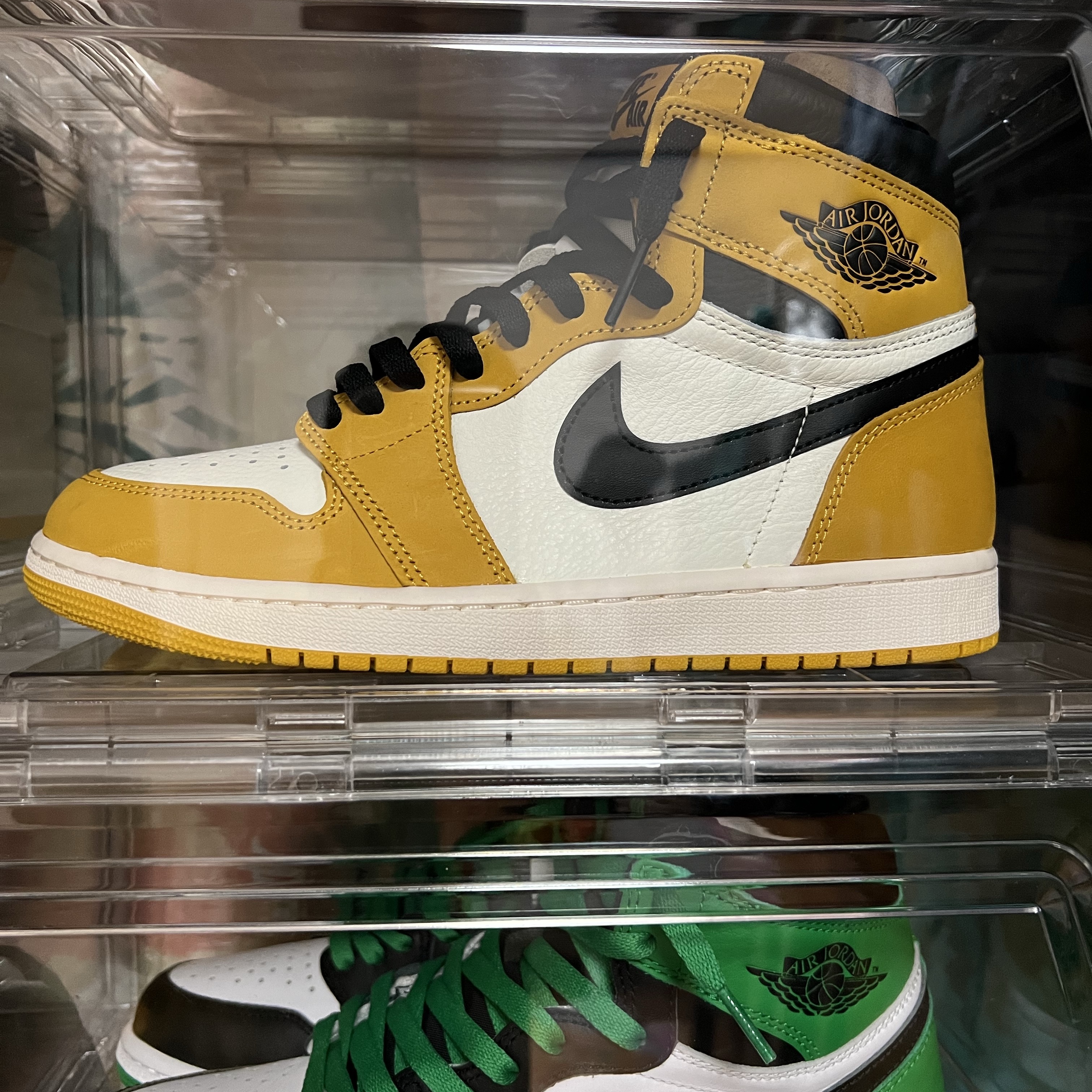 Jordan 1 Retro High OG Yellow Ochre 착용 스타일 - 1