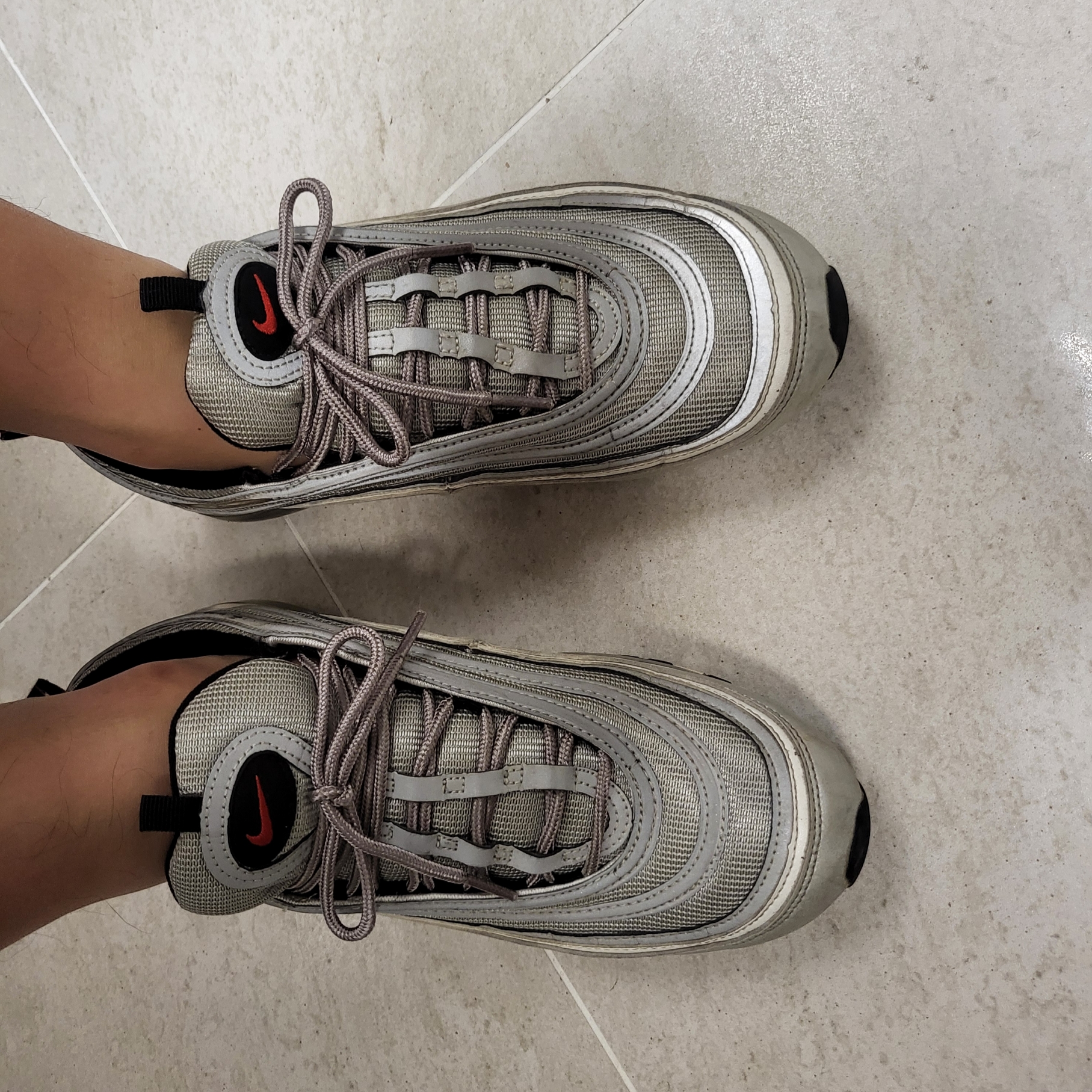 Nike Air Max 97 OG Silver Bullet 2022 착용 스타일