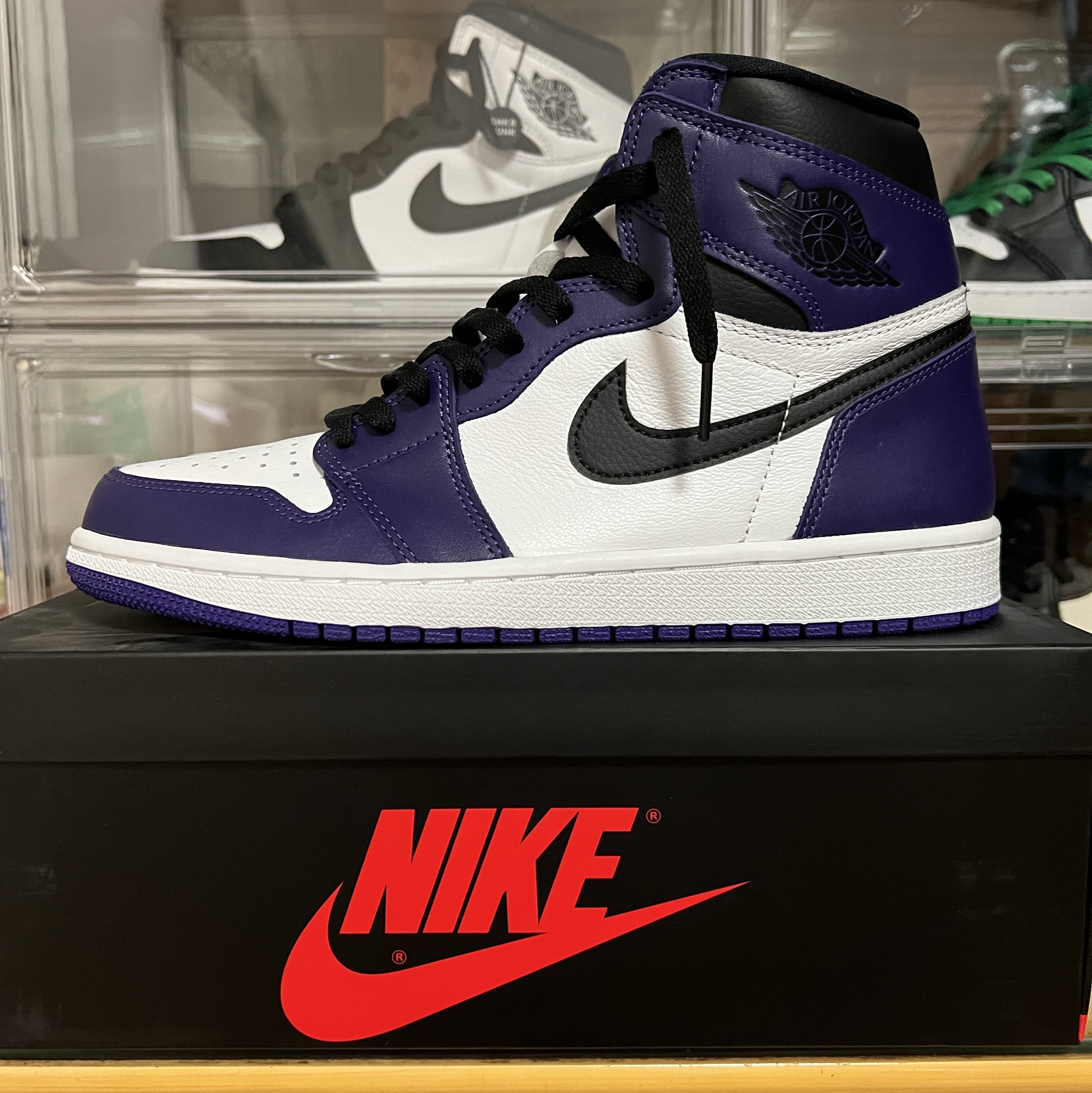 Jordan 1 Retro High OG Court Purple 2020 착용 스타일 - 1