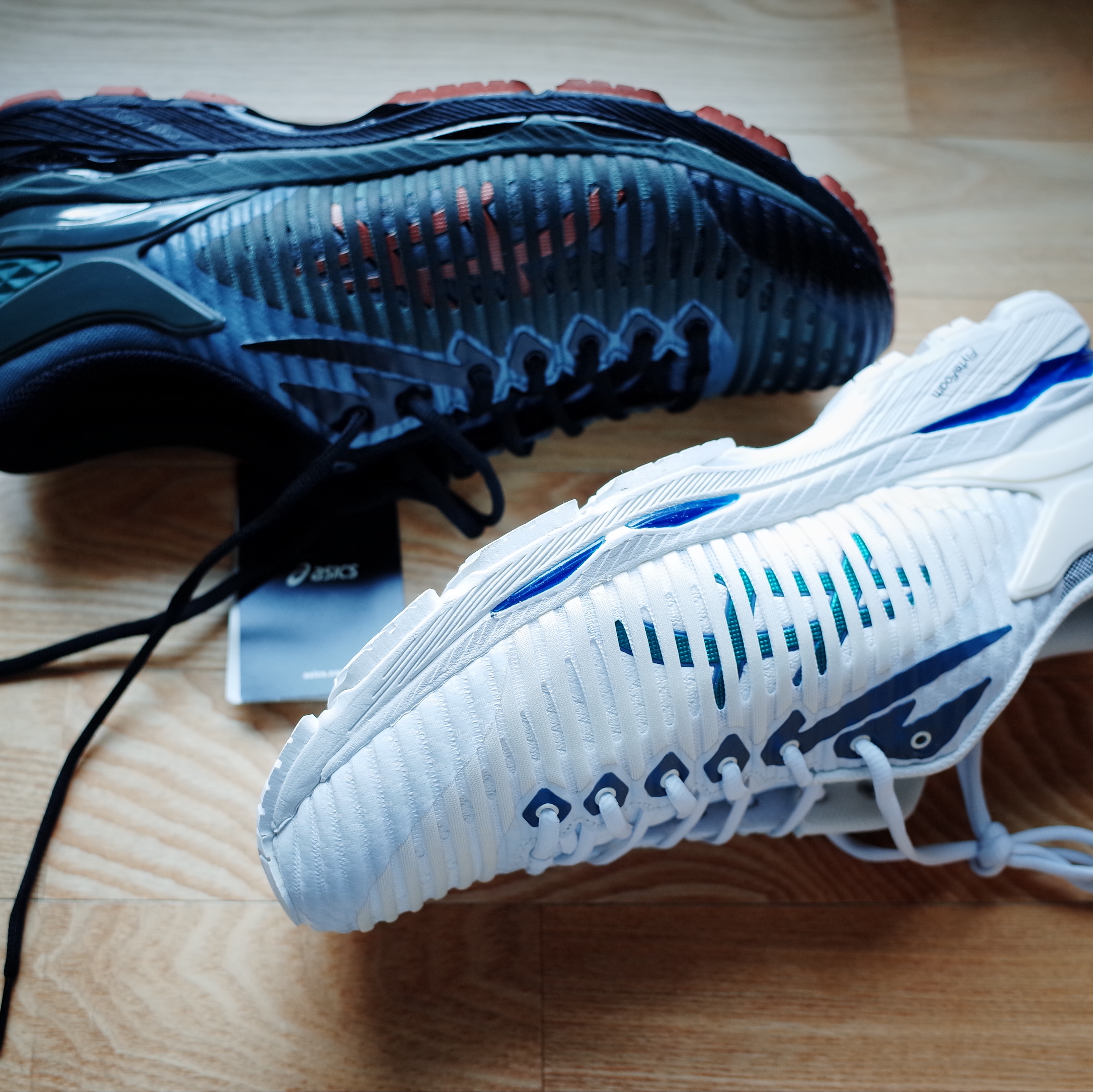 Asics x Kiko Kostadinov Gel-Delva 1 Cool Mist, Asics x Kiko Kostadinov Gel-Delva 1 Forest Green 착용 스타일