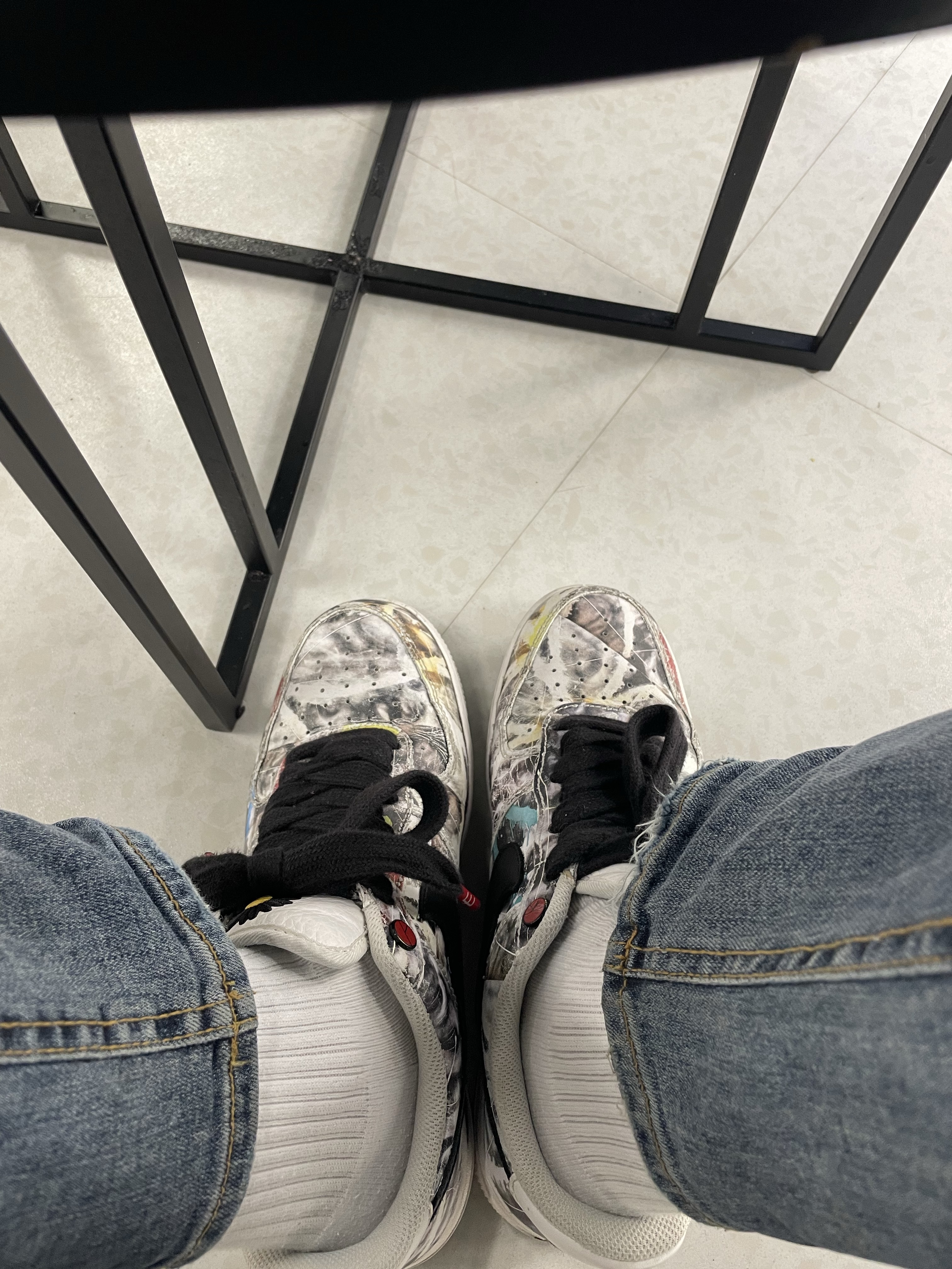 Nike x Peaceminusone Air Force 1 Low Para-Noise 2.0 착용 스타일