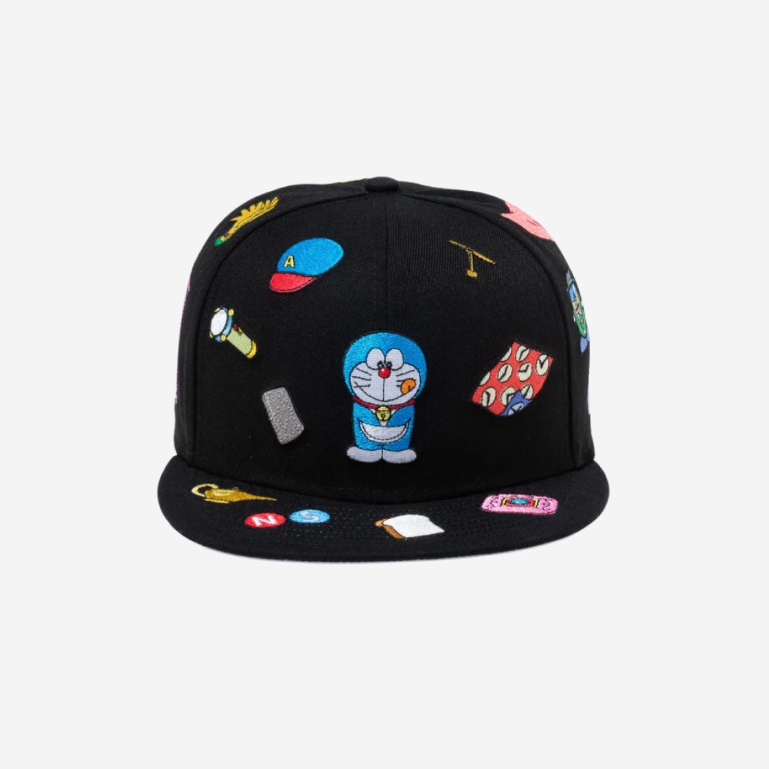 New Era x Doraemon 9Fifty Cap Doraemon All Over Logo Black 상세 이미지 1