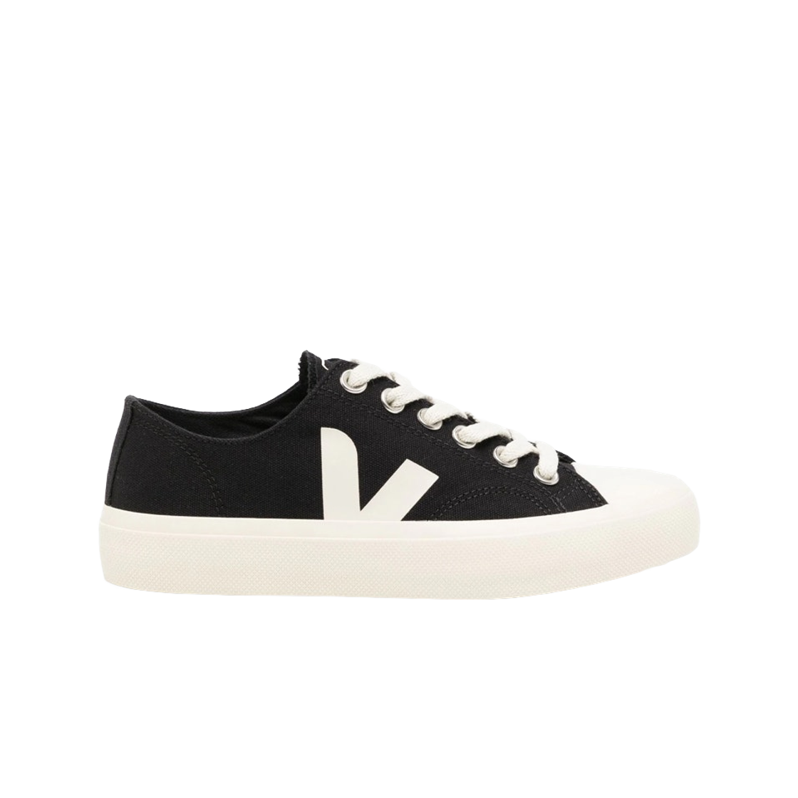PL0101397 Veja Wata II Low Canvas Black Pierre