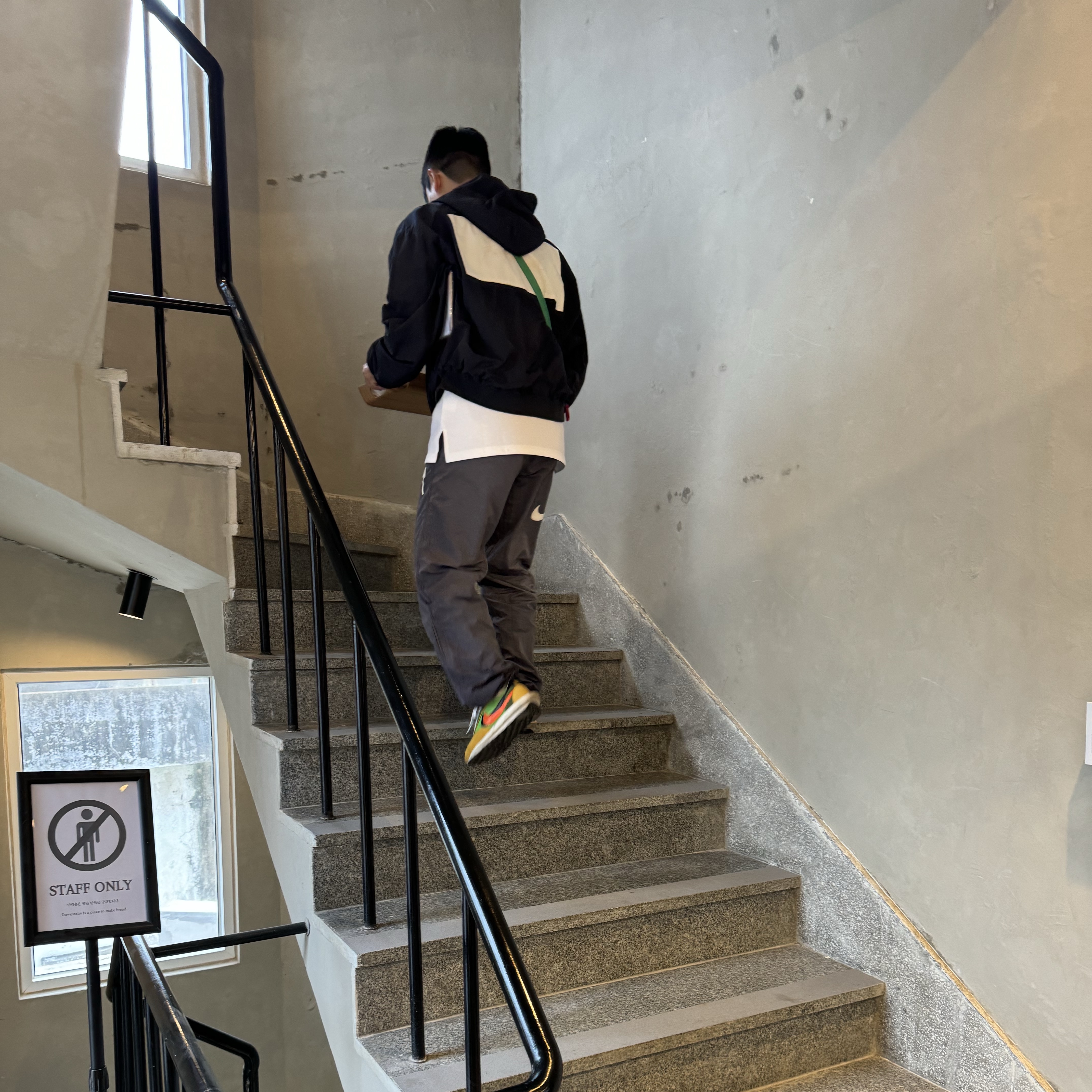 Nike x Sacai LDWaffle Green Multi, Nike x Stussy Beach Pants Off Noir 착용 스타일