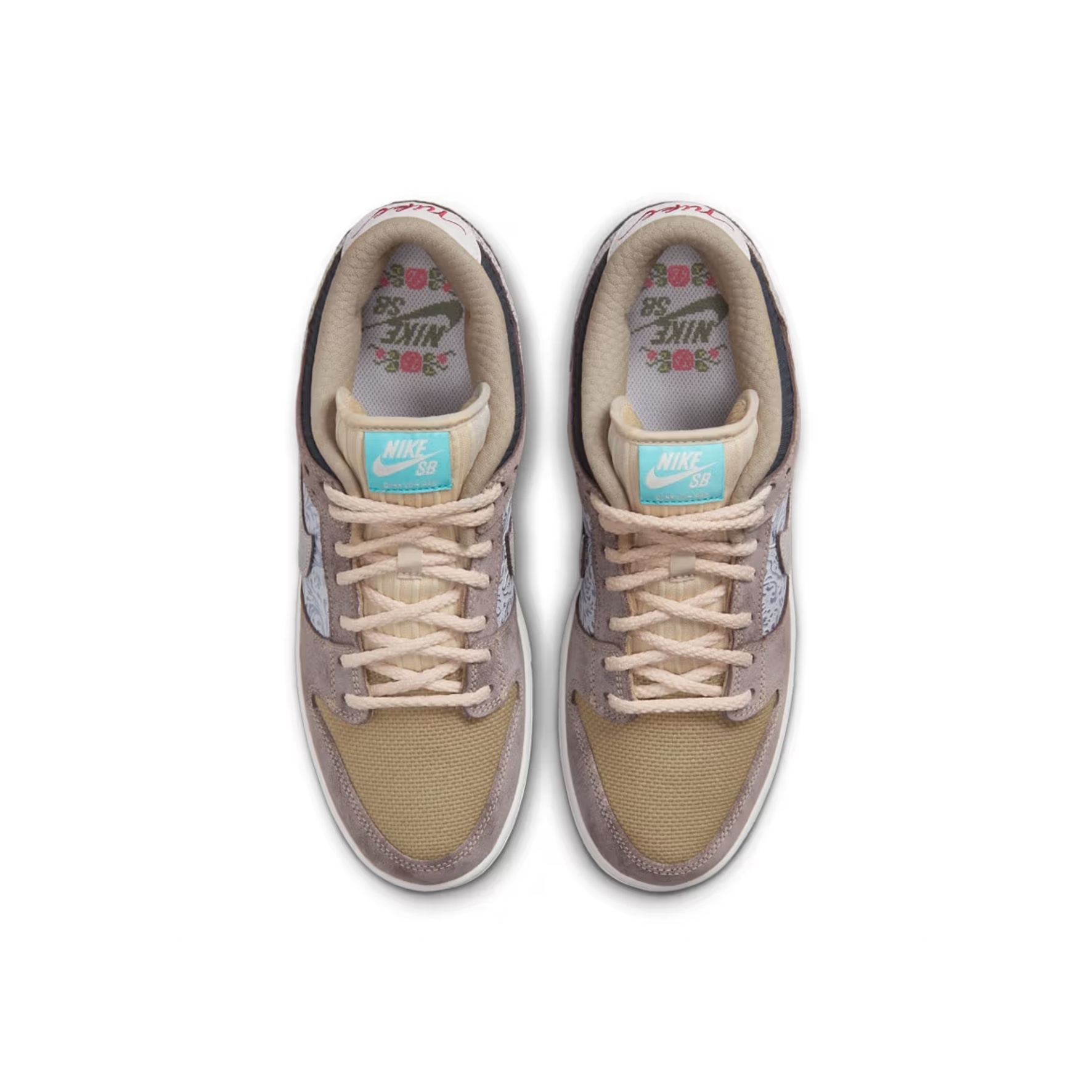 Nike SB Dunk Low Pro Court Purple, Nike SB Dunk Low PRM Coconut Milk 착용 스타일 - 3