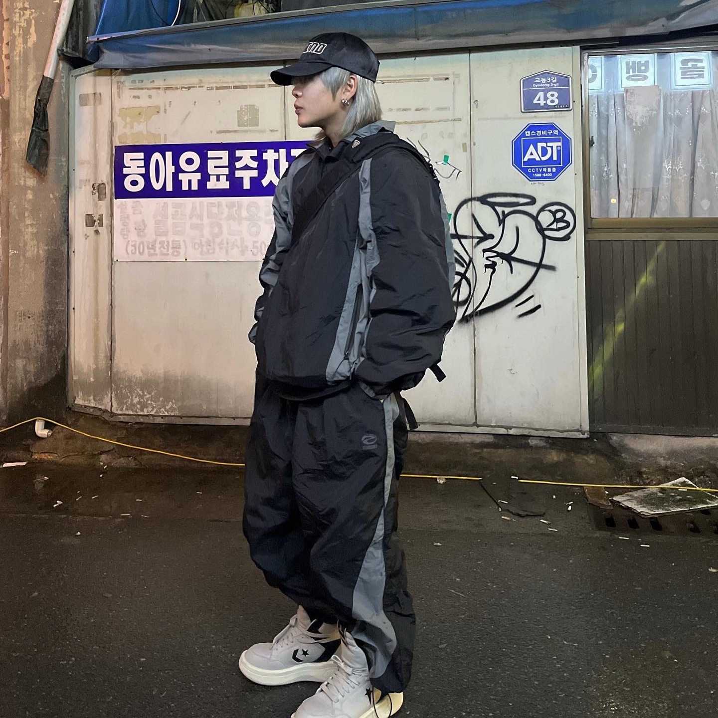 Converse x Drkshdw Turbowpn Pelican 착용 스타일 - 3