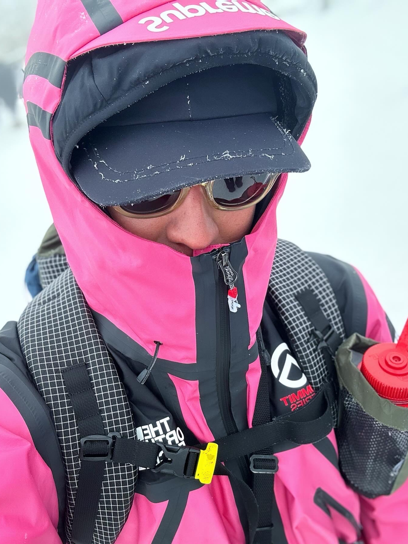 Supreme x The North Face Summit Series Outer Tape Seam Jacket Pink - 21SS 착용 스타일 - 3