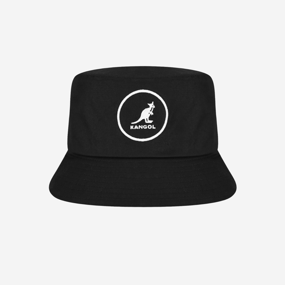 Kangol Cotton Bucket Hat Black 상세 이미지 1