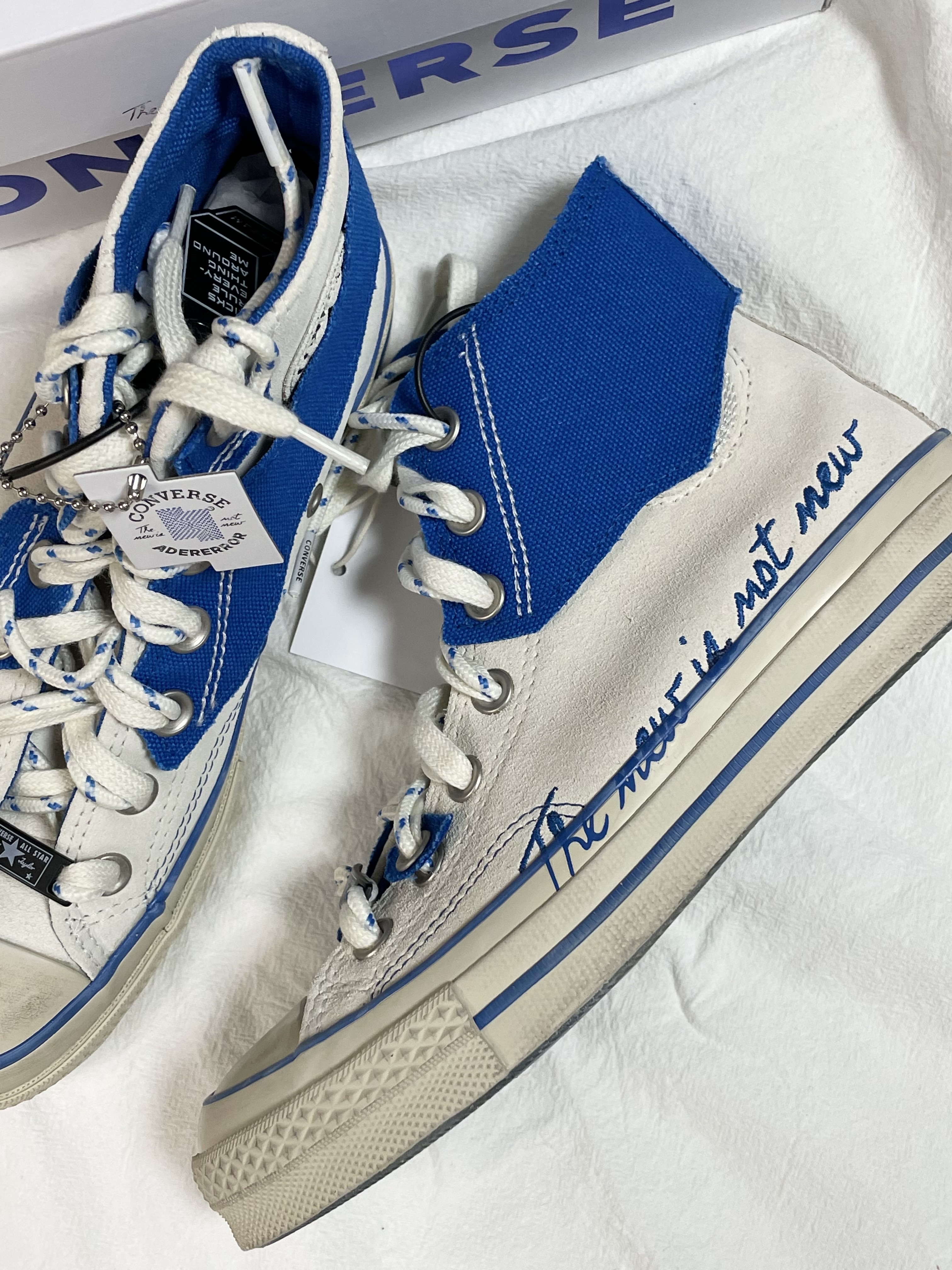 Converse x Ader Error Chuck 70 High White 착용 스타일 - 1