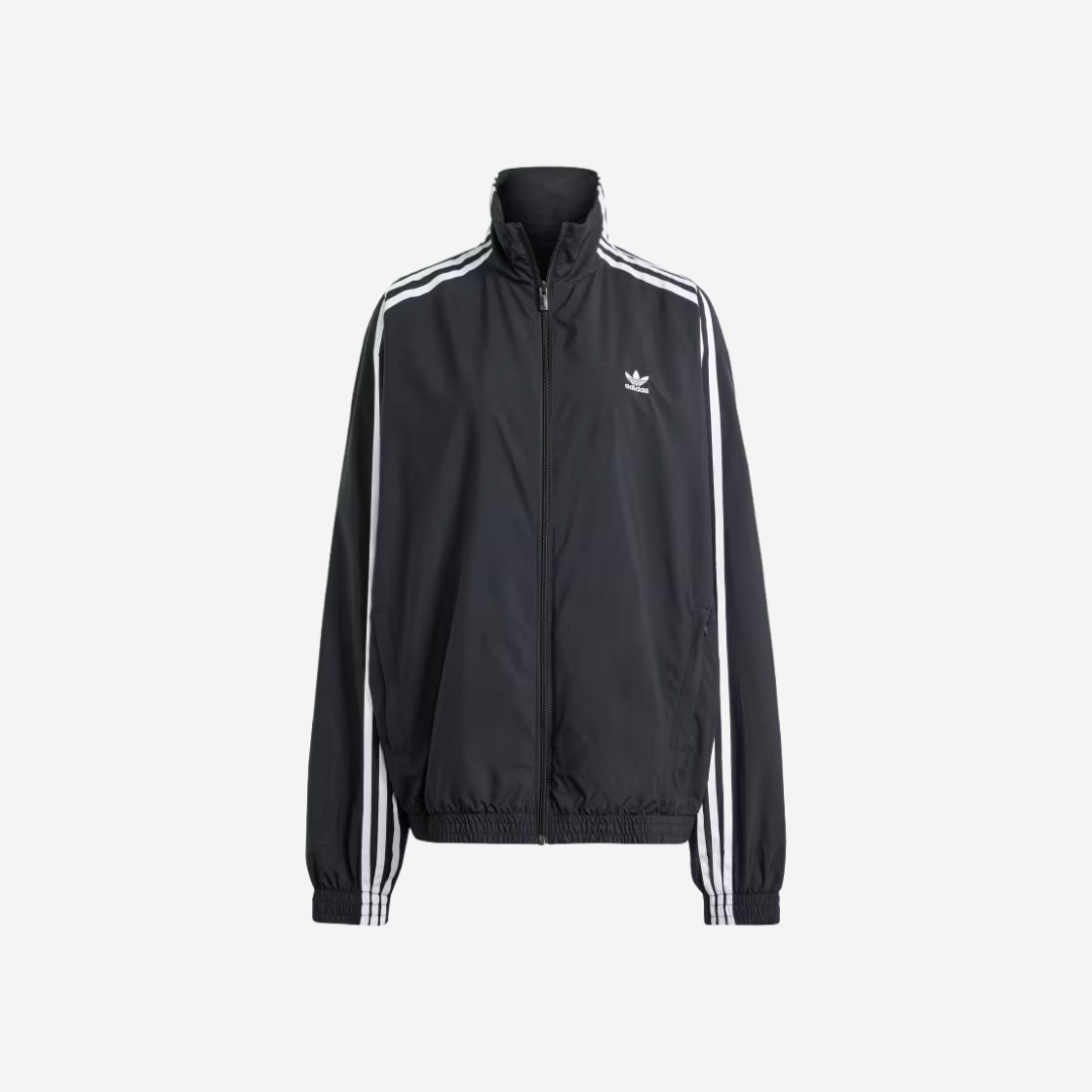 (W) Adidas Adilenium Oversized Track Top Black - KR Sizing 상세 이미지 1