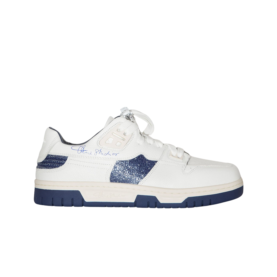 (W) 아크네 스튜디오 로우탑 스니커즈 화이트 블루((W) Acne Studios Low Top Sneakers White Blue)