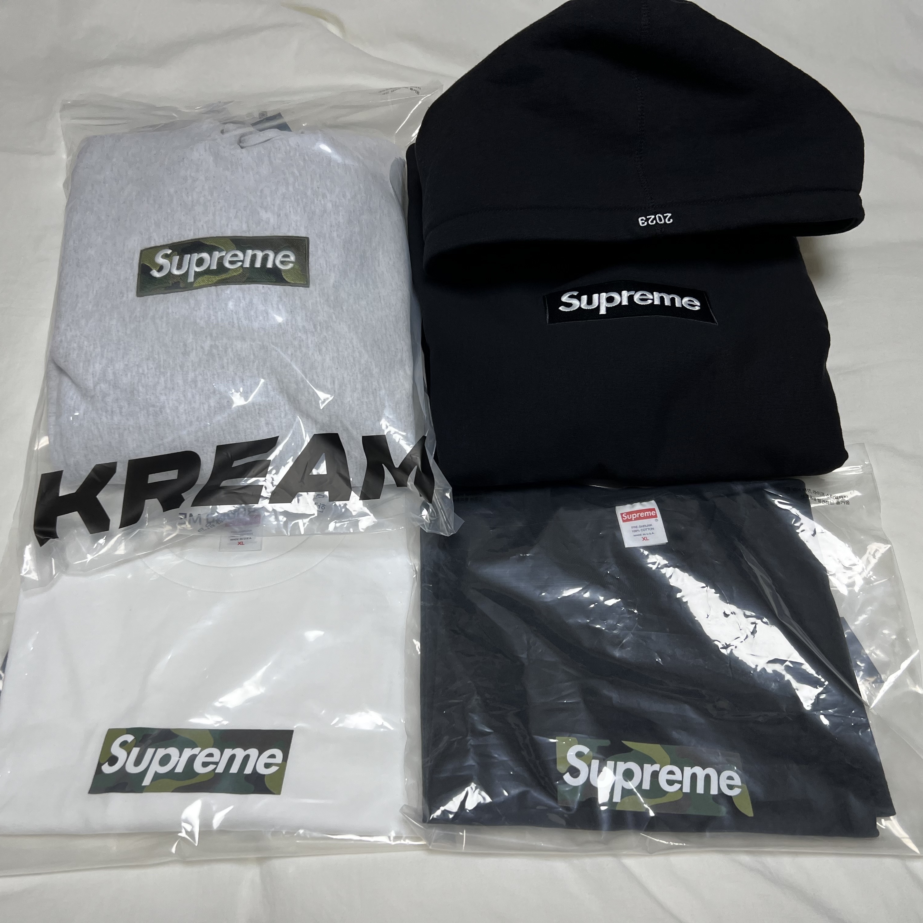Supreme Box Logo T-Shirt White - 23FW 착용 스타일
