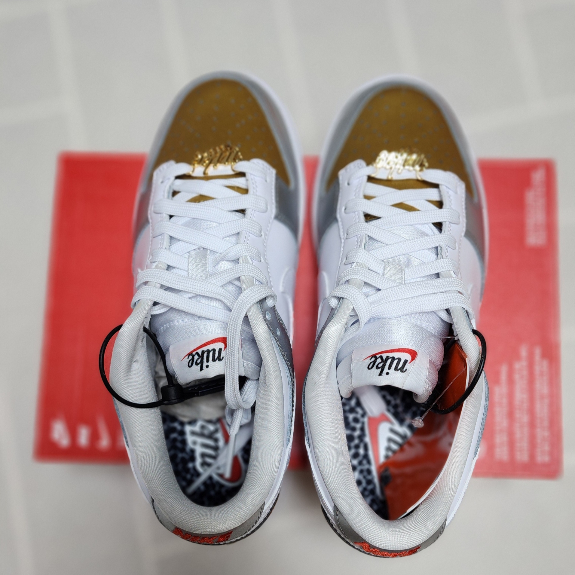 (W) Nike Dunk Low SE Heirloom 착용 스타일 - 3