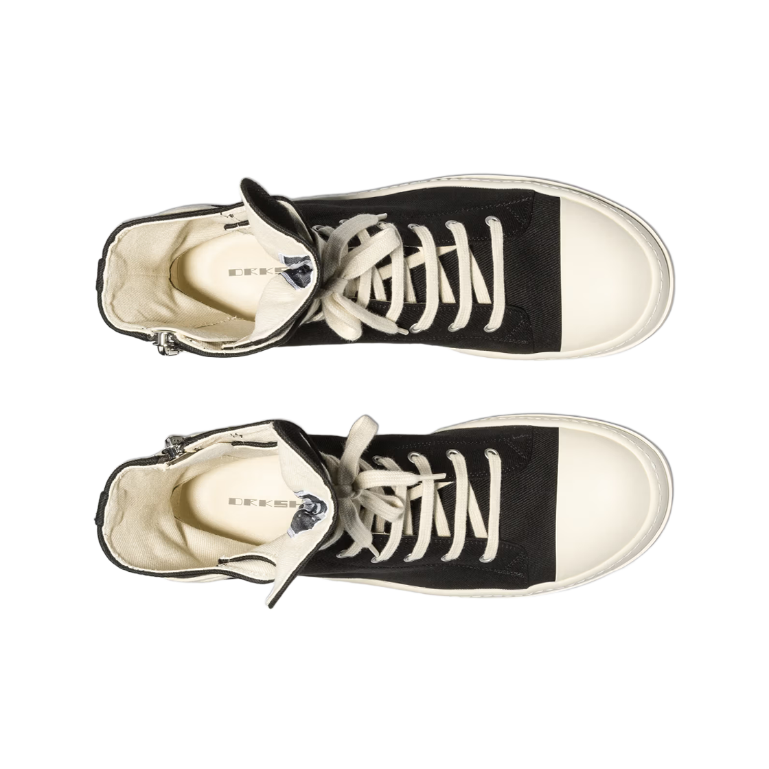 릭 오웬스 다크쉐도우 펜타그램 라몬즈 스니커즈 블랙 펄(Rick Owens Drkshdw Pentagram Ramones Sneakers Black Pearl) - 2