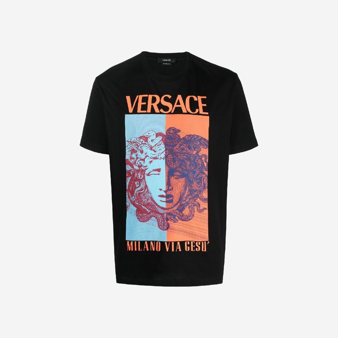 Versace Medusa Graphic T-Shirt Black 상세 이미지 1