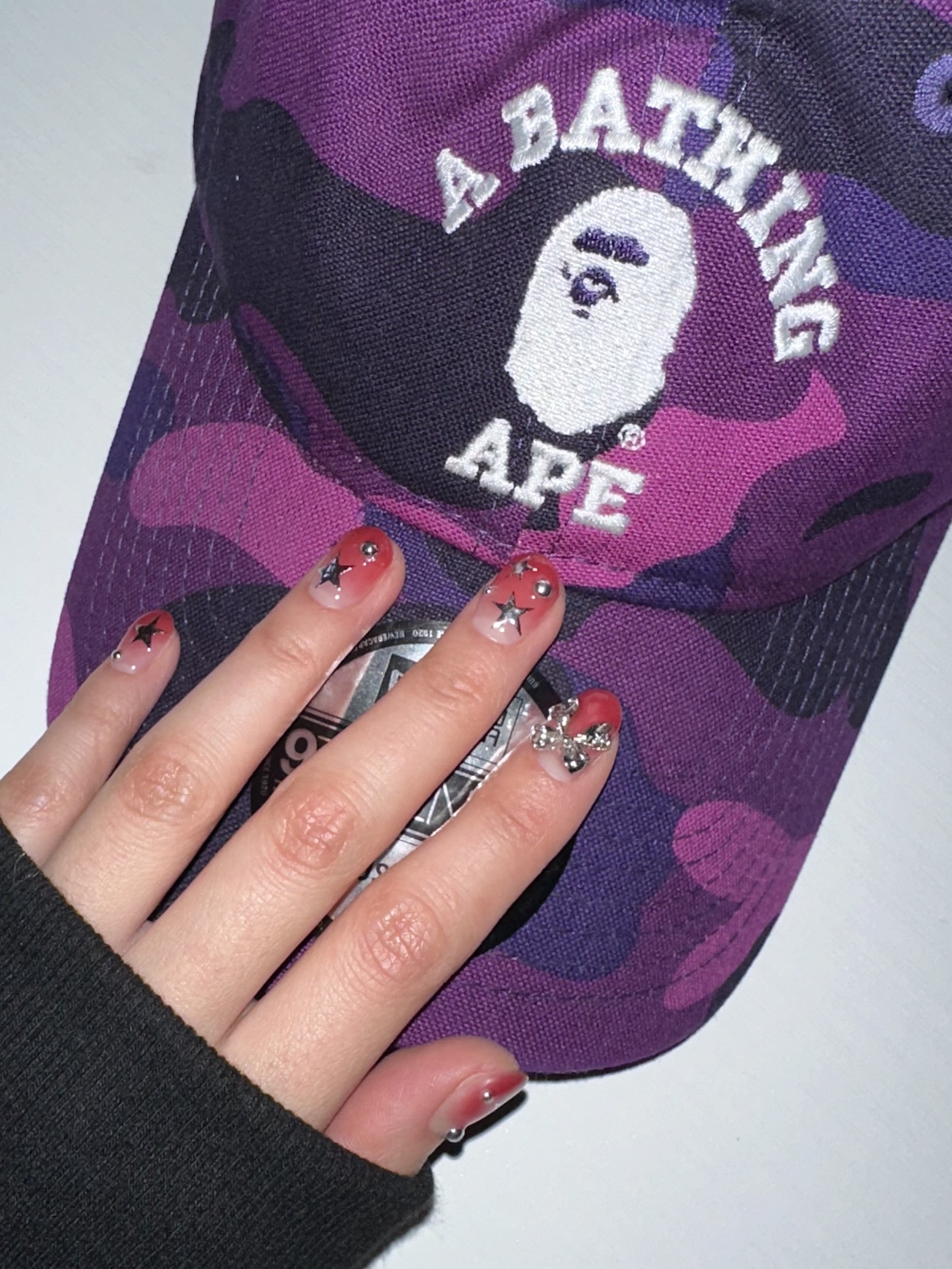 BAPE New Era Color Camo Ape Head 9Twenty Cap Blue 착용 스타일