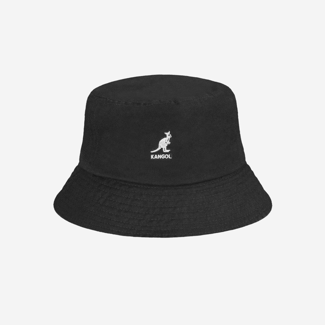 Kangol Washed Bucket Hat Black 상세 이미지 1