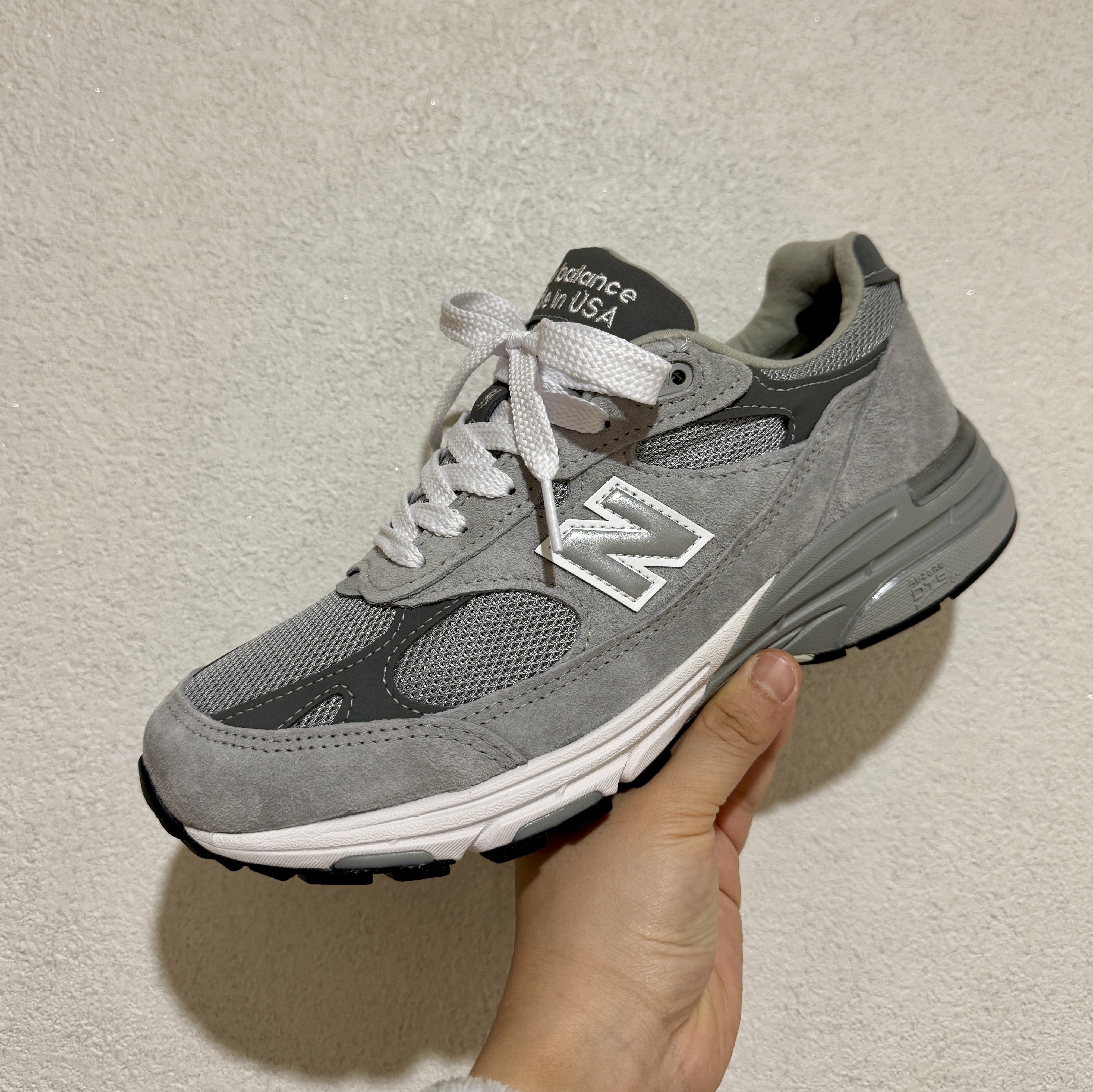 New Balance 993 Made in USA Grey - D Standard 착용 스타일
