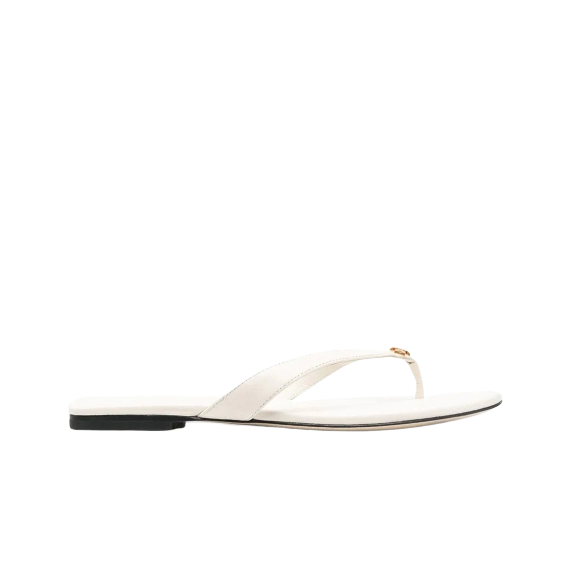 149657-104 (W) Tory Burch Classic Flip Flop New Ivory