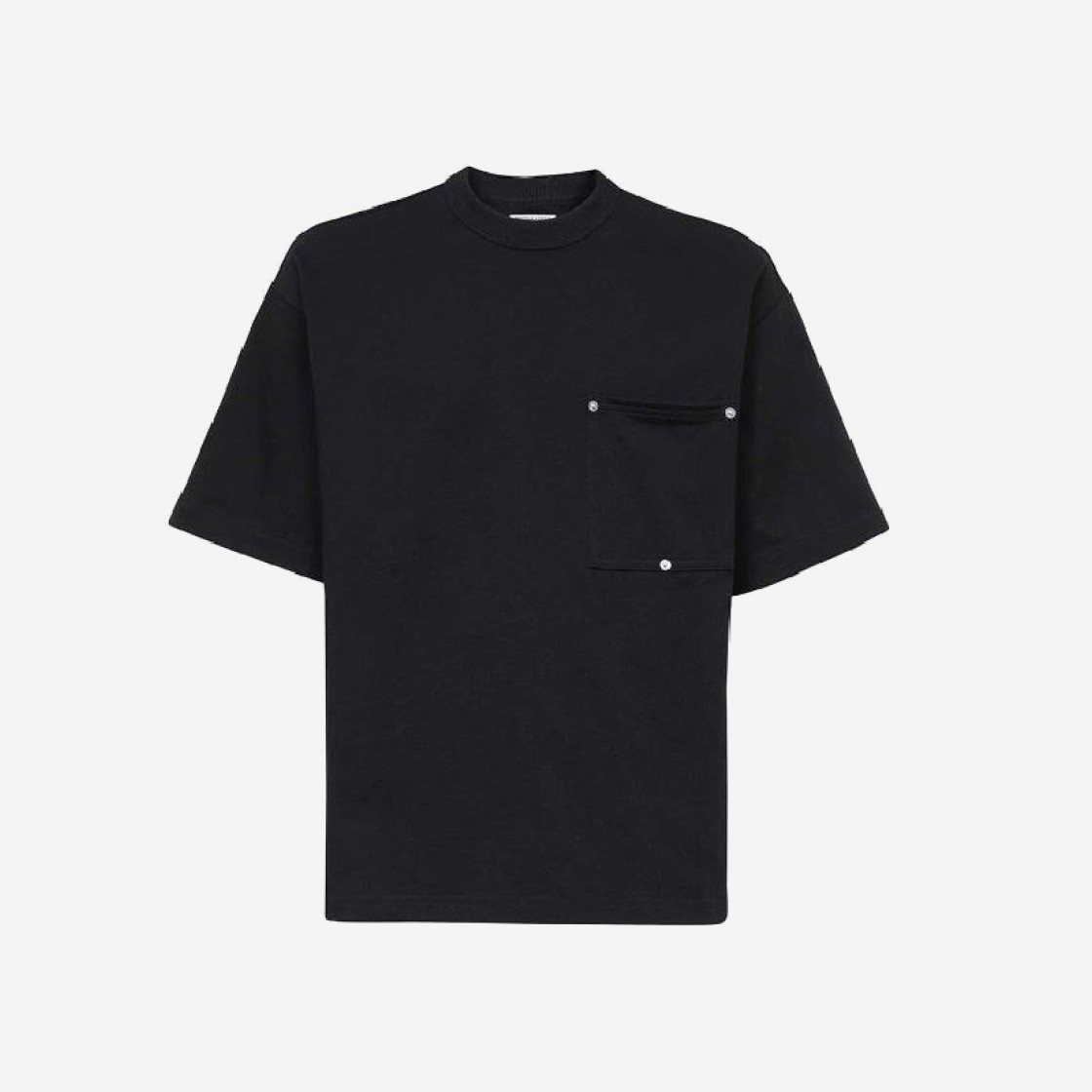 Bottega Veneta Heavy Jersey Relaxed T-Shirt Black 상세 이미지 1