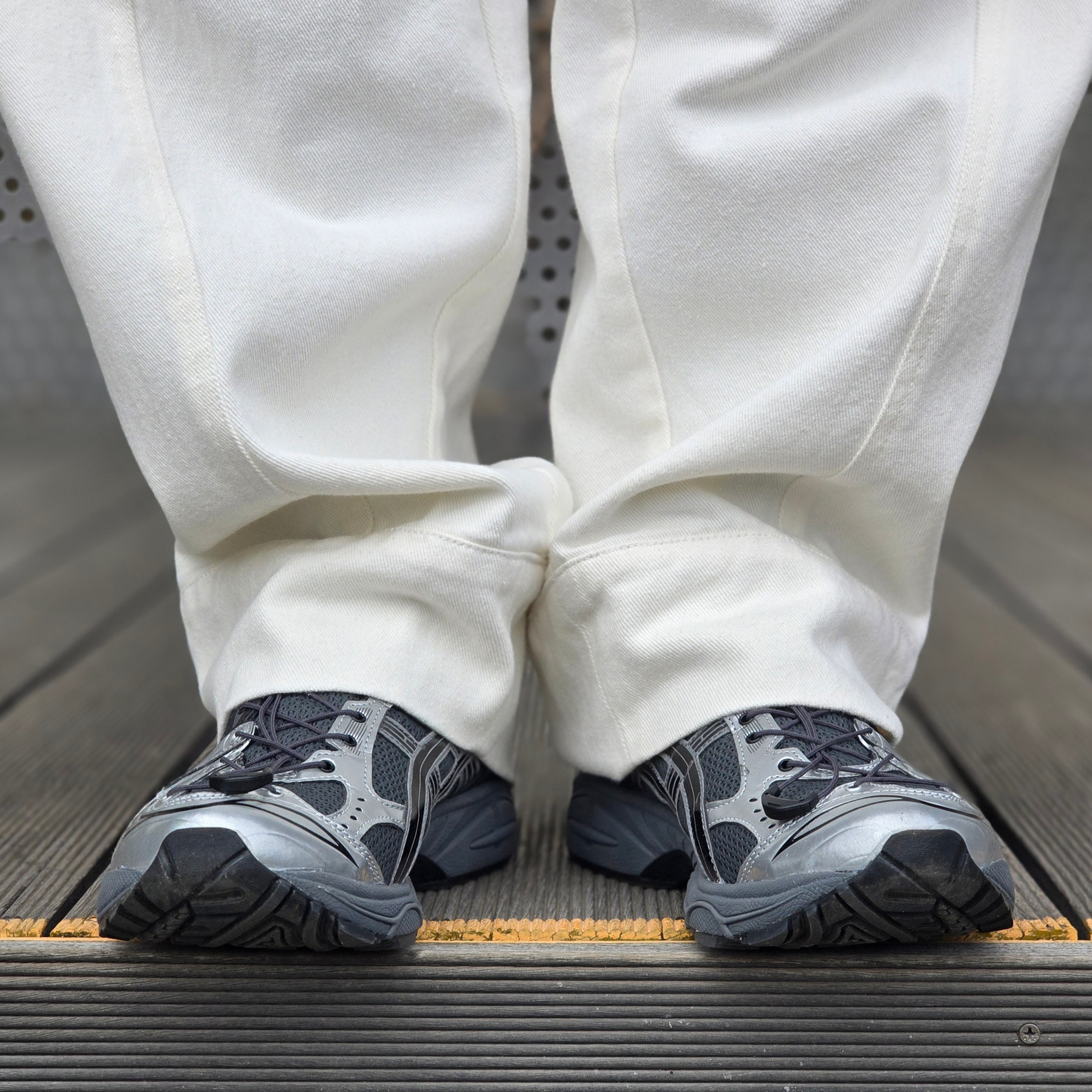 Asics x Unaffected Gel-Kayano 14 Silver Moon 착용 스타일 - 3