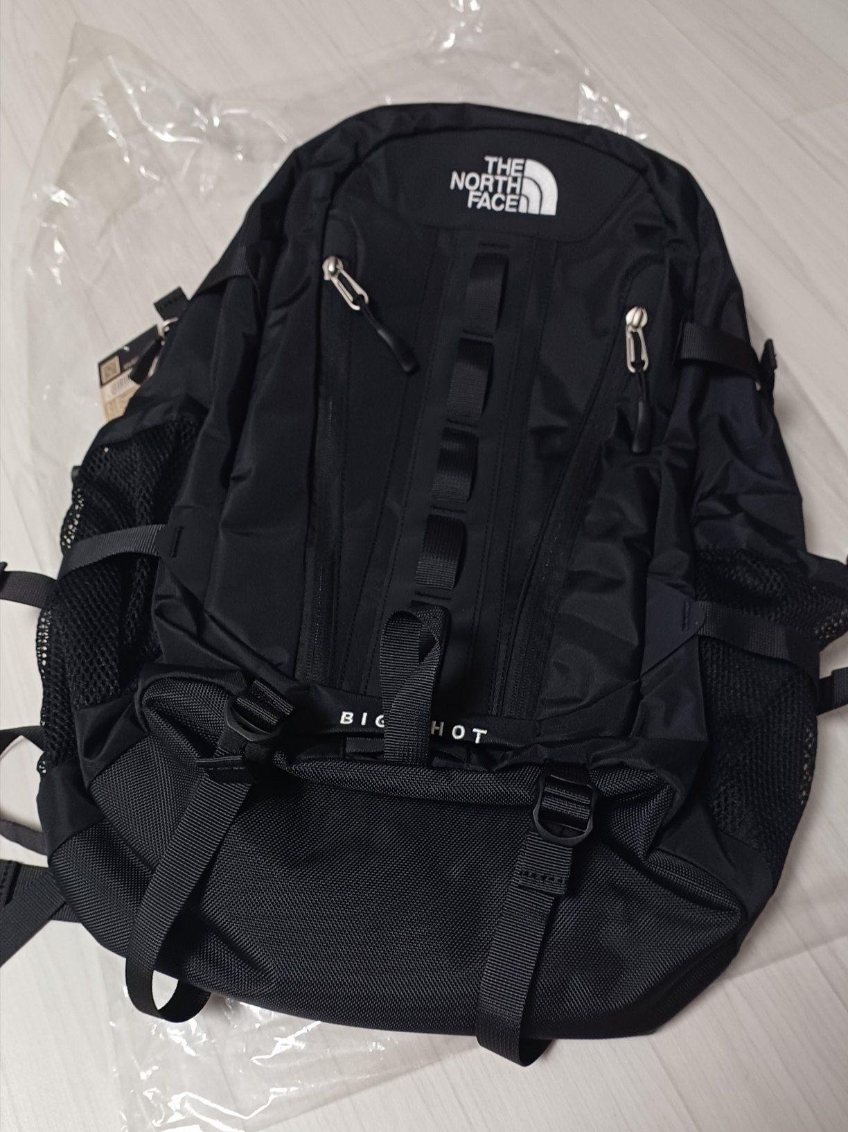 The North Face Big Shot Black 착용 스타일