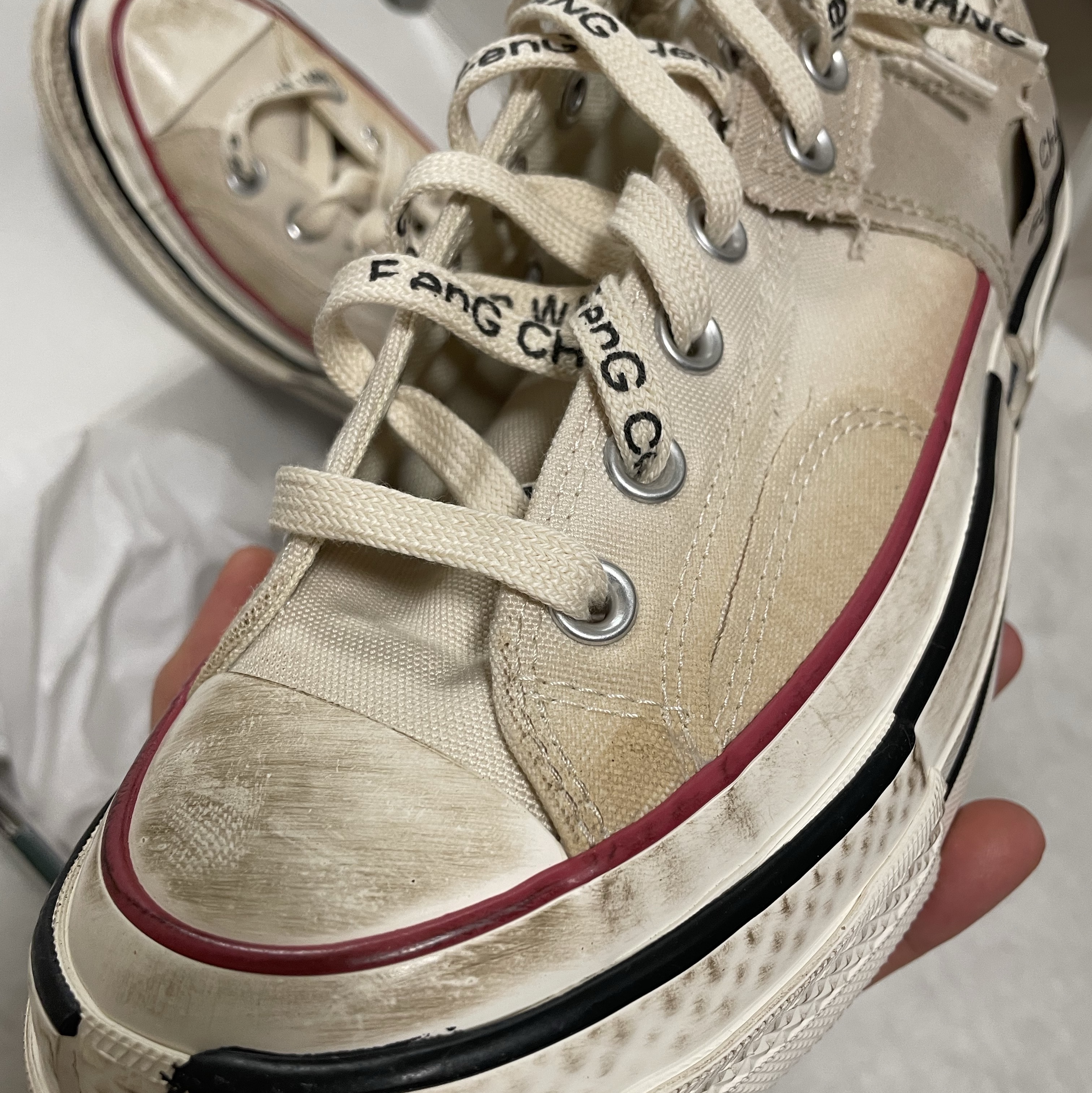 Converse x Feng Chen Wang Chuck 70 Ox 2-in-1 Brown Rice 착용 스타일 - 2