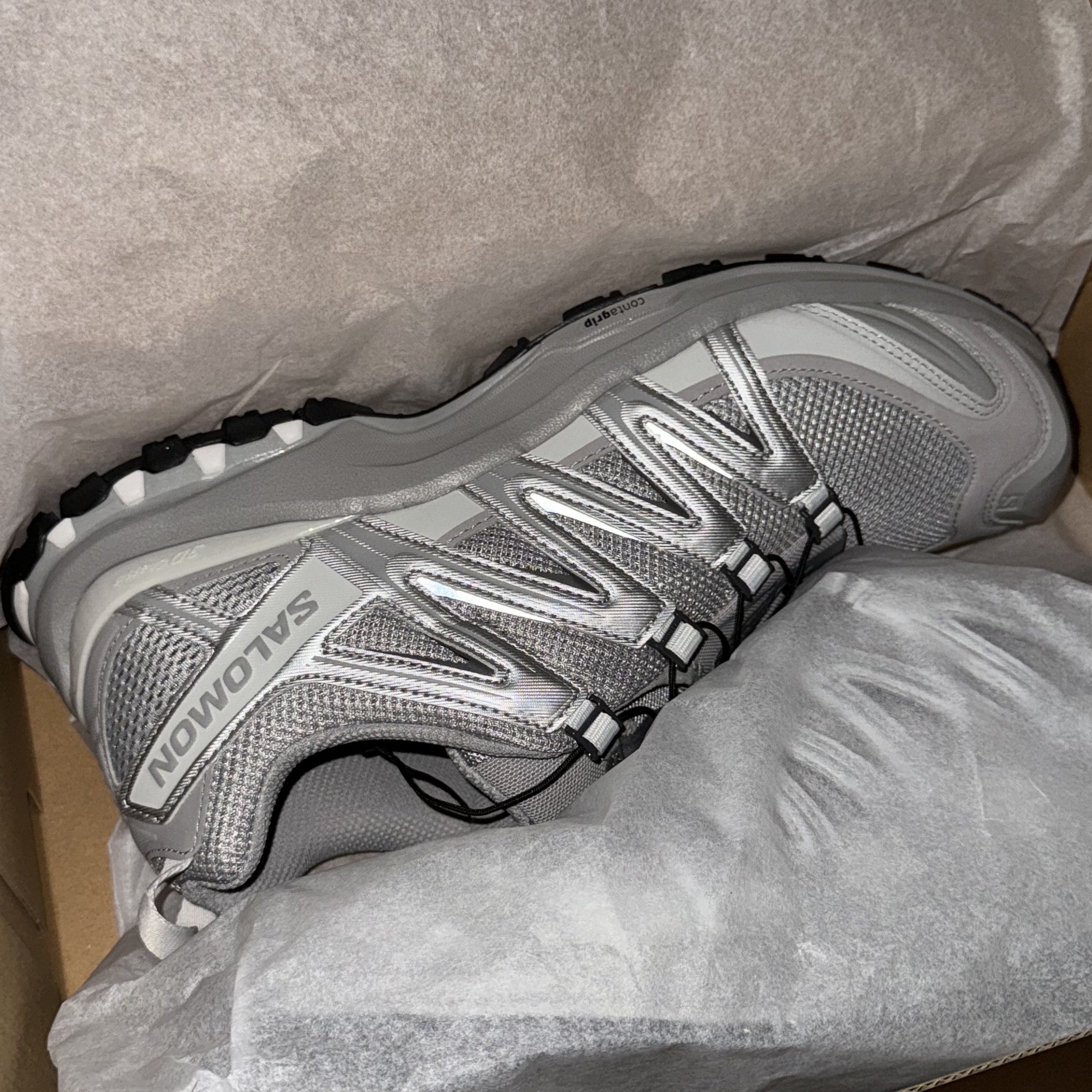 Salomon XA Pro 3D Alloy Silver 착용 스타일