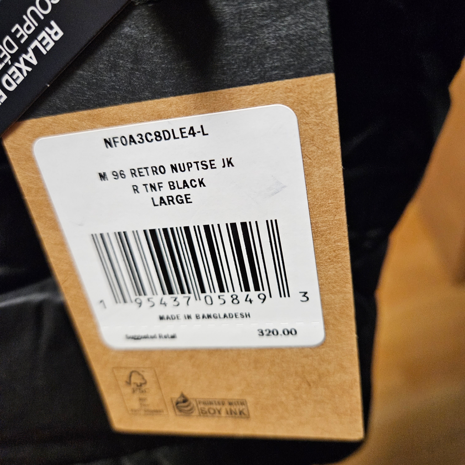 The North Face 1996 Retro Nuptse Down Jacket TNF Black 착용 스타일