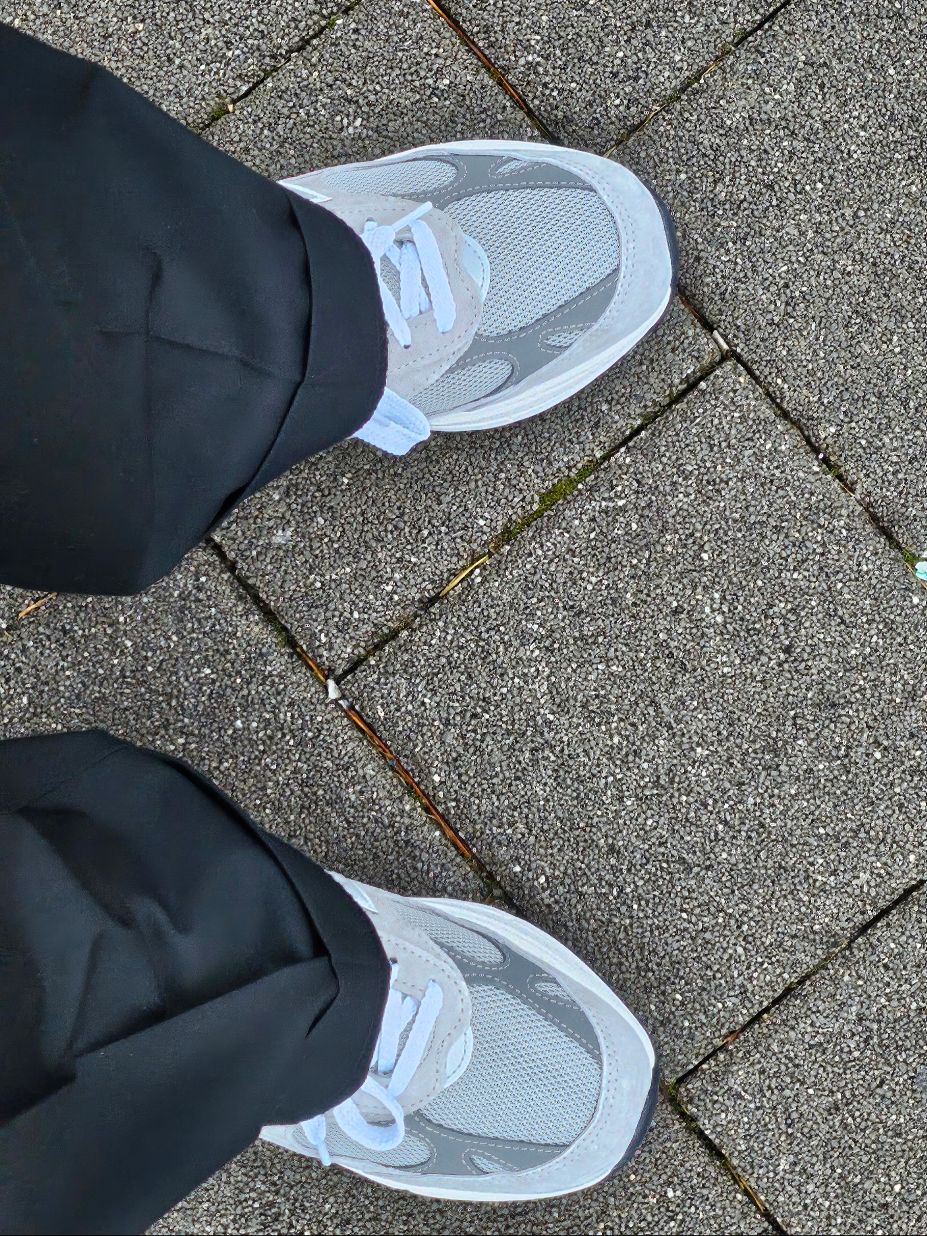New Balance 993 Made in USA Grey - D Standard 착용 스타일 - 2