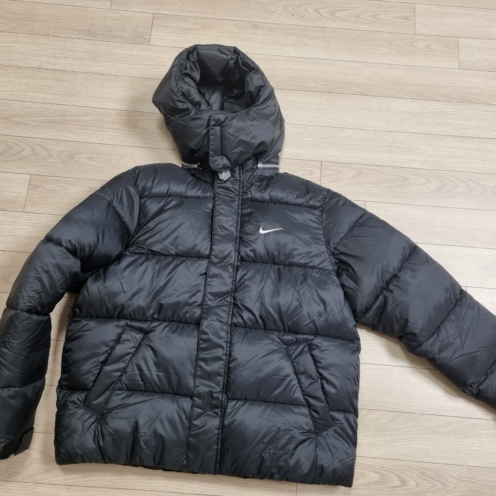 Nike Life Therma-Fit Puffer Jacket Black - Asia 착용 스타일 - 2