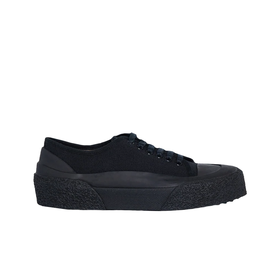 스튜디오 니콜슨 샤프 캔버스 슈즈 다크이스트 네이비(Studio Nicholson Sharp Canvas Shoes Darkest Navy)