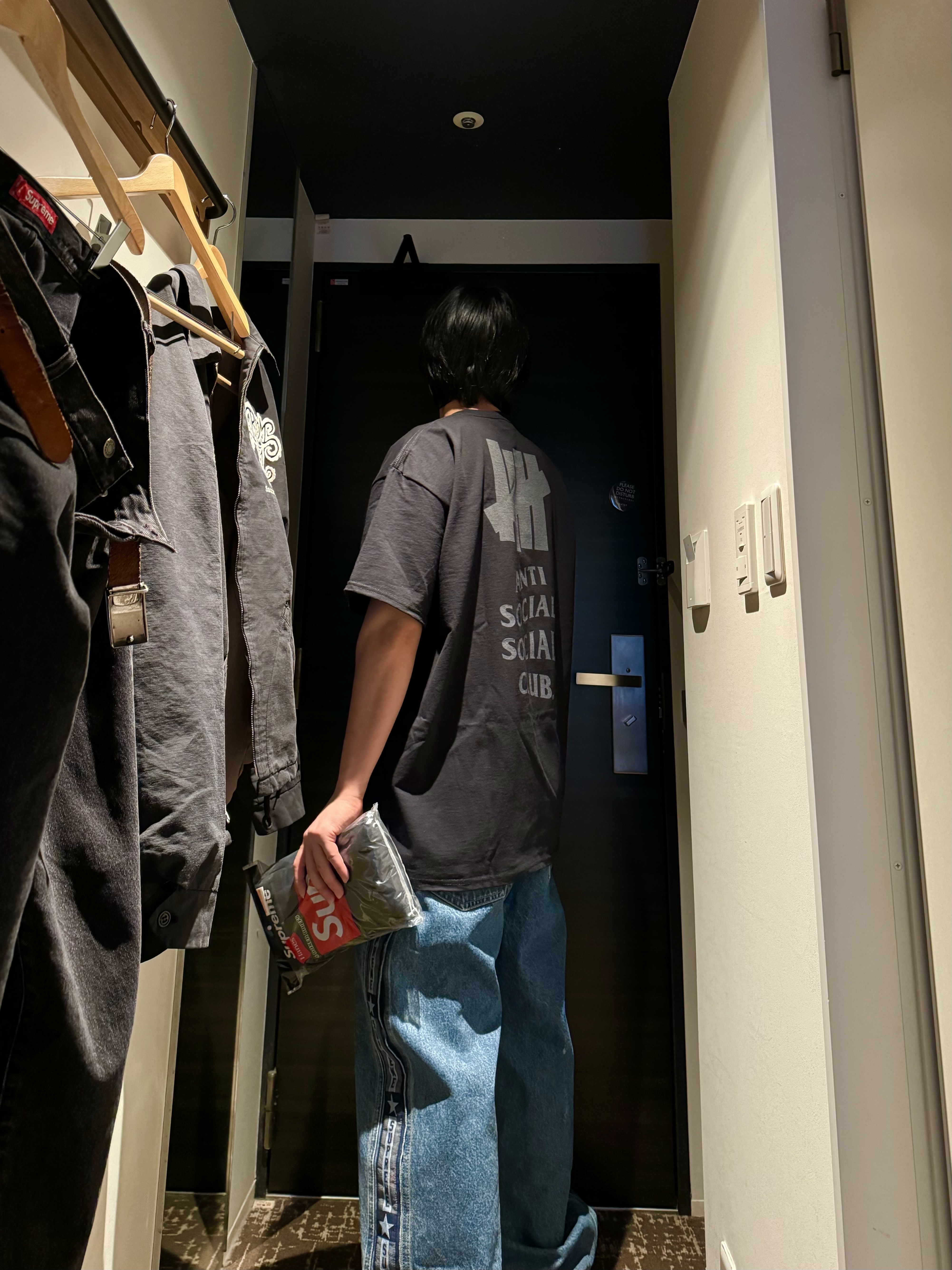 Nike x Supreme Air Force 1 Low Flax, Supreme Crown Hooded Sweatshirt Heather Grey - 23FW 착용 스타일 - 2