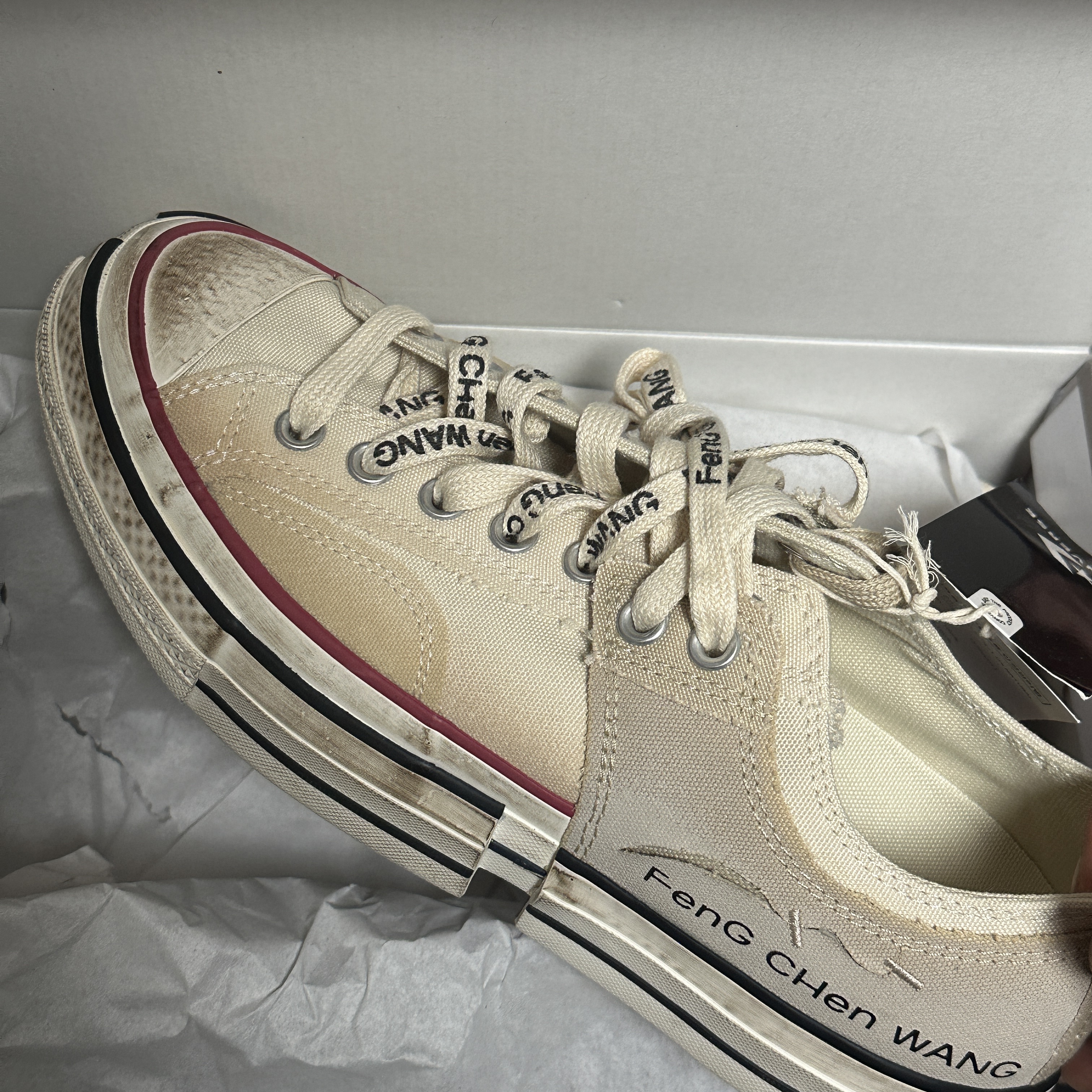 Converse x Feng Chen Wang Chuck 70 Ox 2-in-1 Brown Rice 착용 스타일