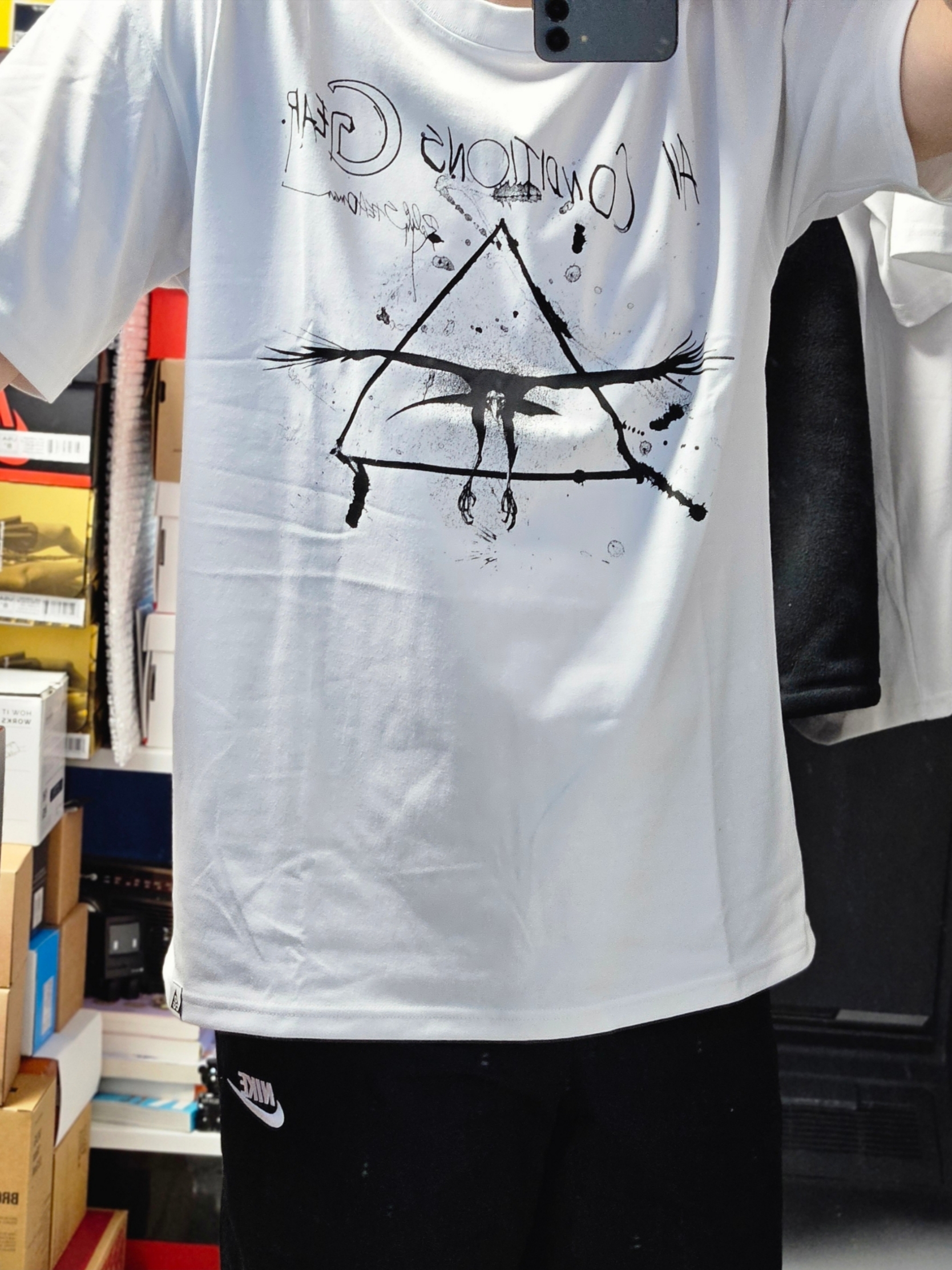 Nike ACG Ralph Steadman T-Shirt Summit White - Asia 착용 스타일 - 1