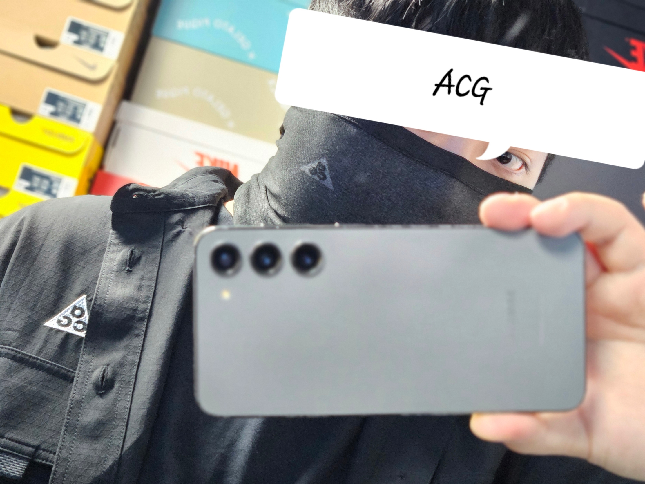 나이키 ACG 심리스 랩 블랙 착용 스타일 - 3