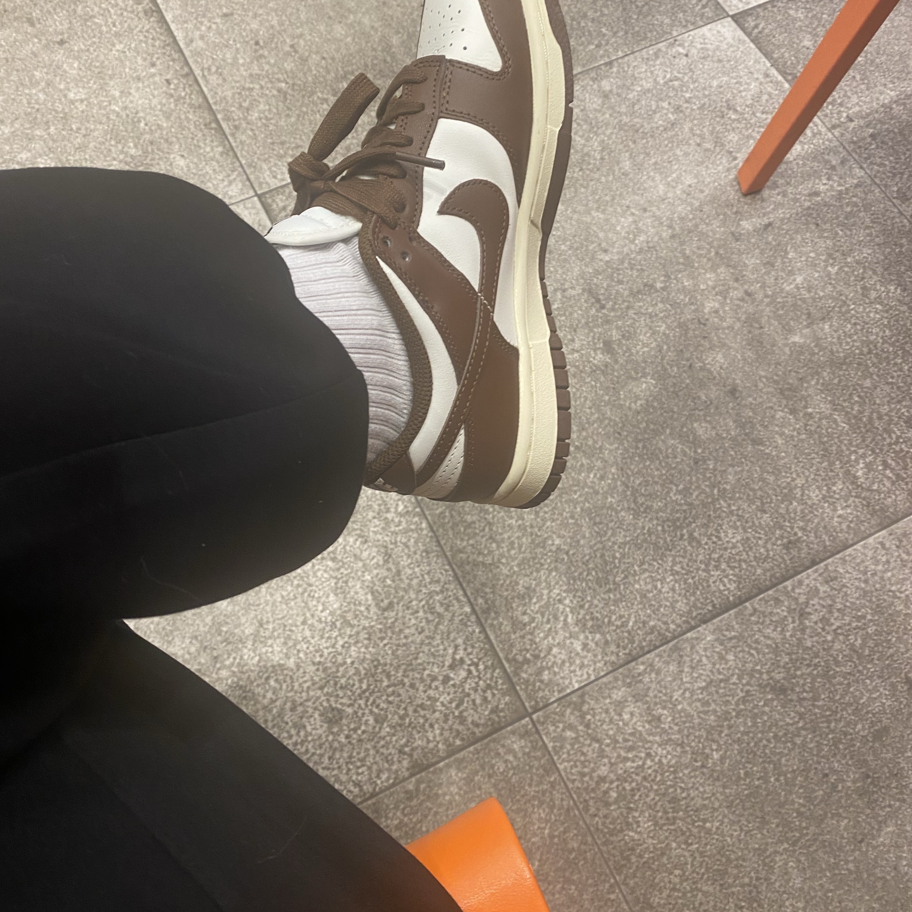 (W) Nike Dunk Low Sail Cacao Wow 착용 스타일