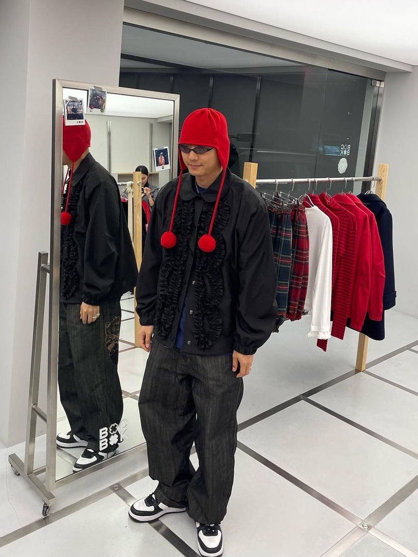 Cotchs Galaxy Denim Pants 착용 스타일