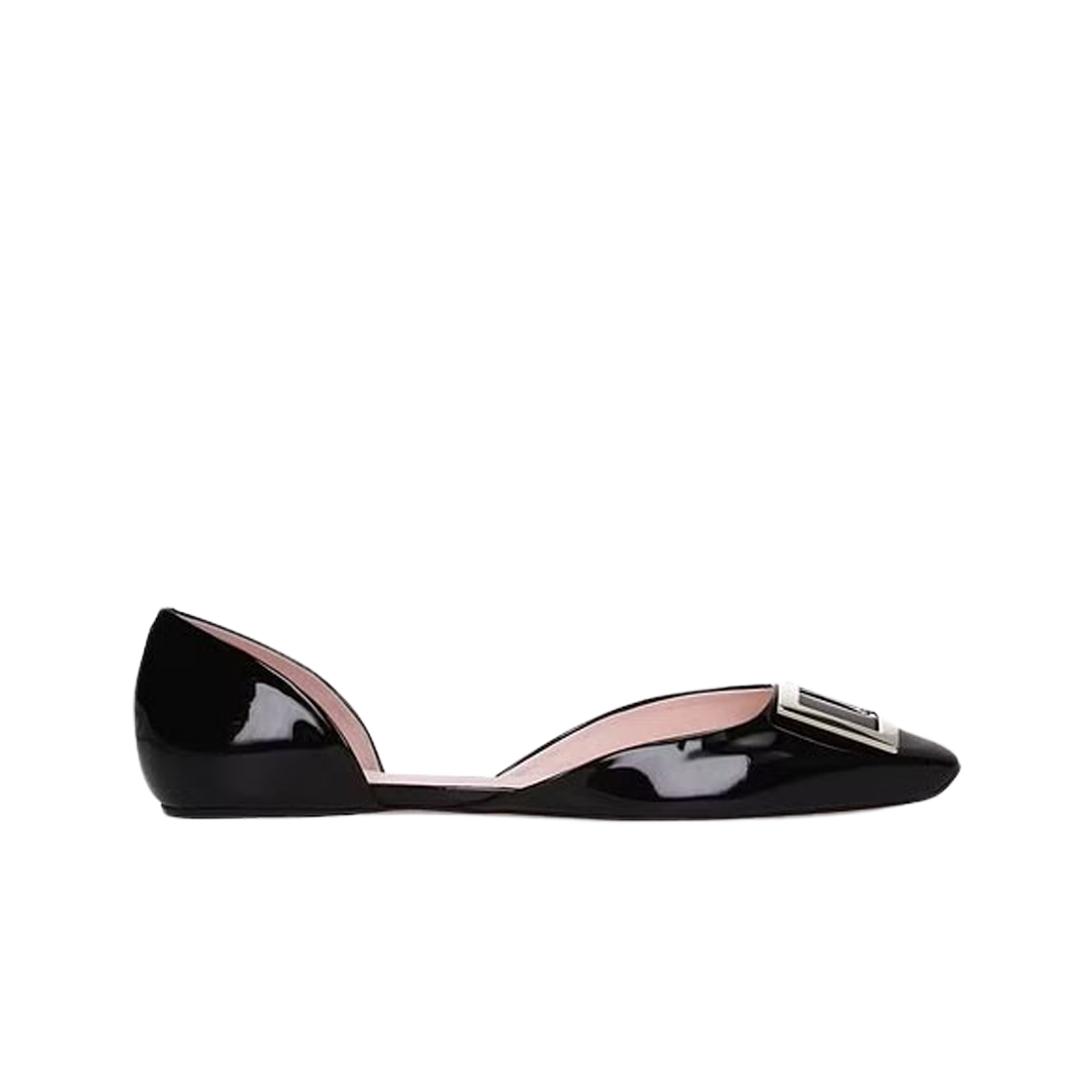 RVW40426940D1PB999 (W) Roger Vivier Bailarina Trompette Dorsay Black
