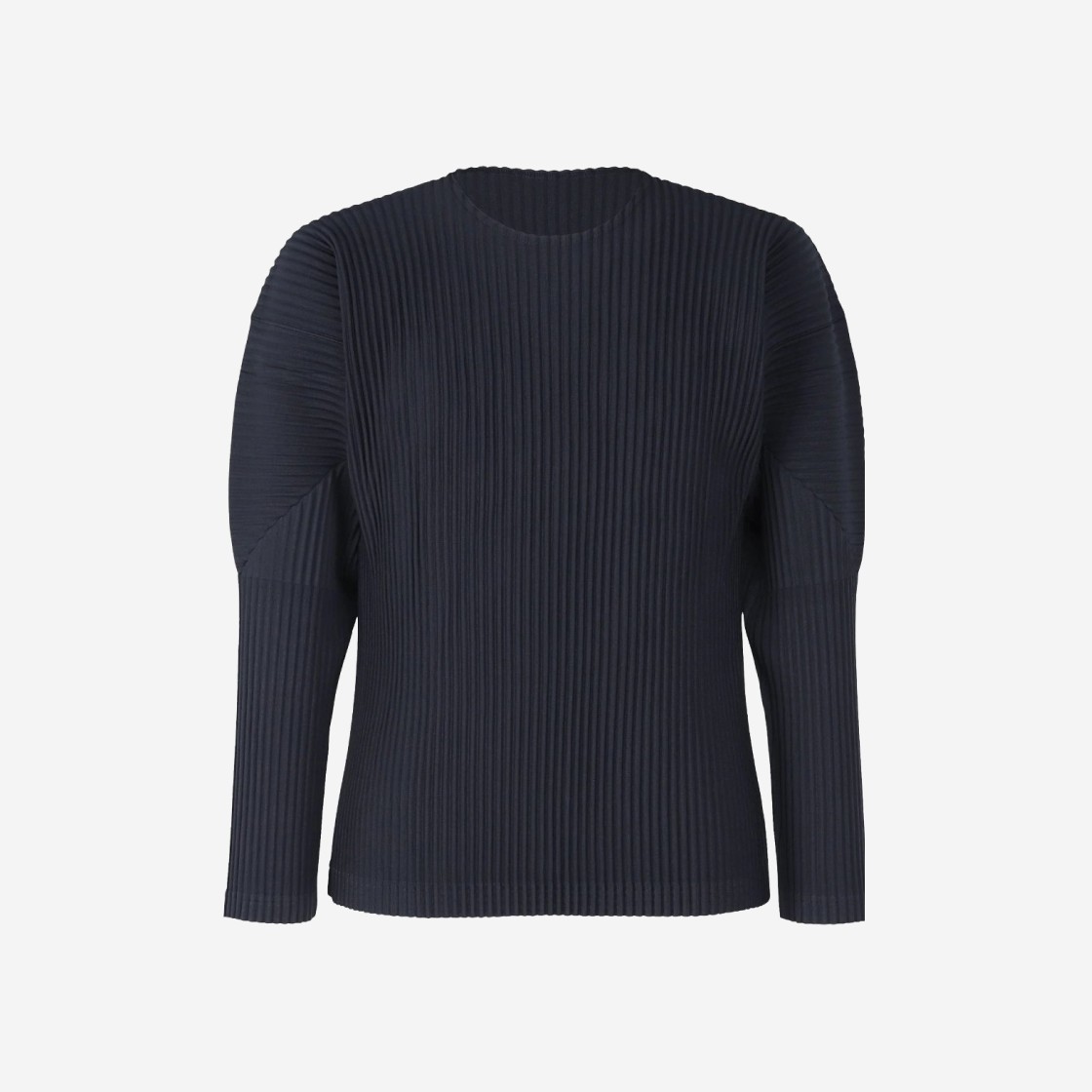 Homme Plisse Issey Miyake Basics Long Sleeve T-Shirt Navy 상세 이미지 1